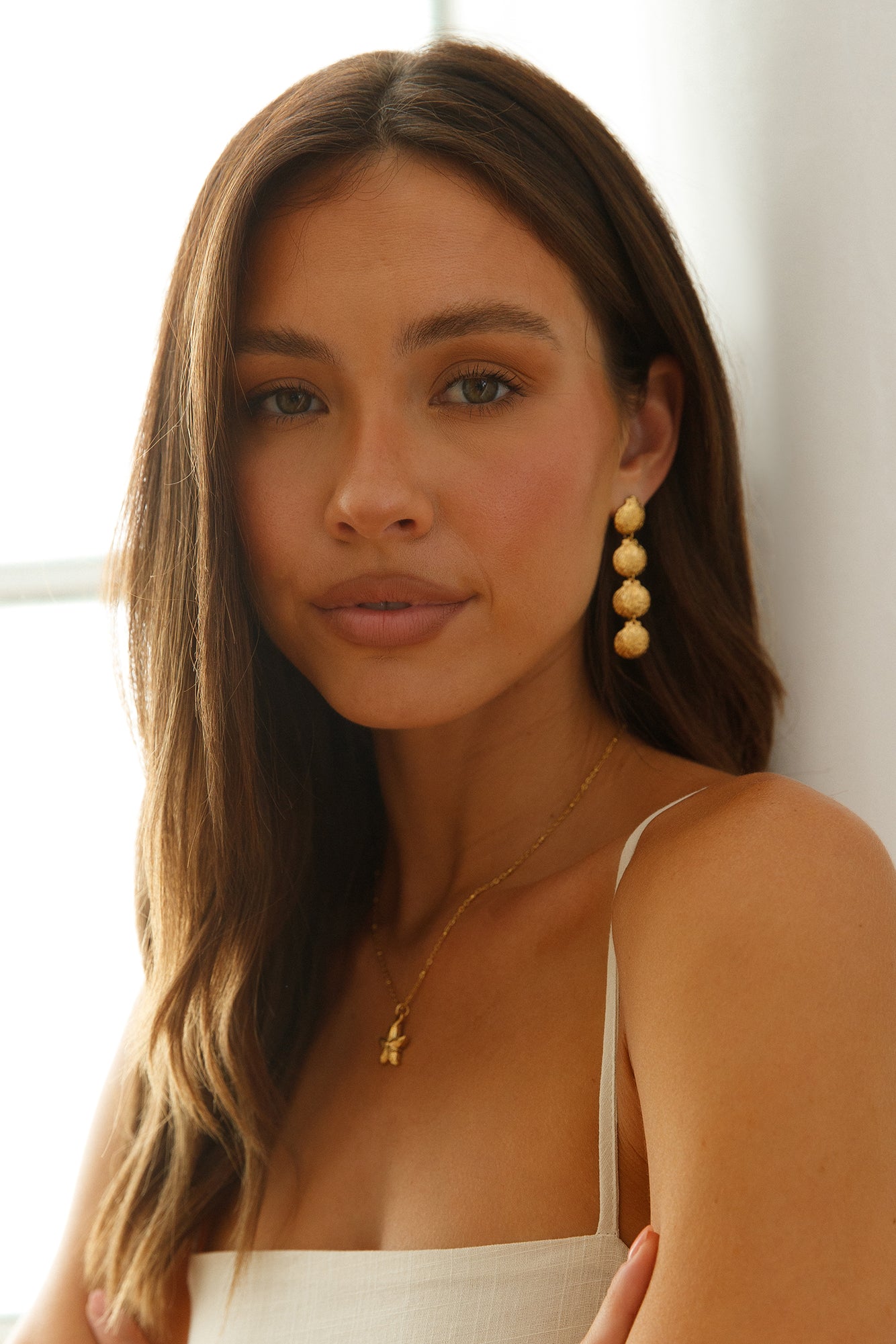 18K Gold Plated Ocean Find Necklace Gold-Seaa Fashion