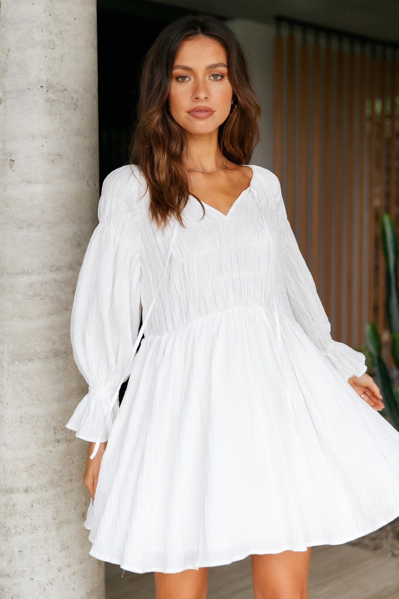 Forever In A Minute Dress White-Seaa Fashion