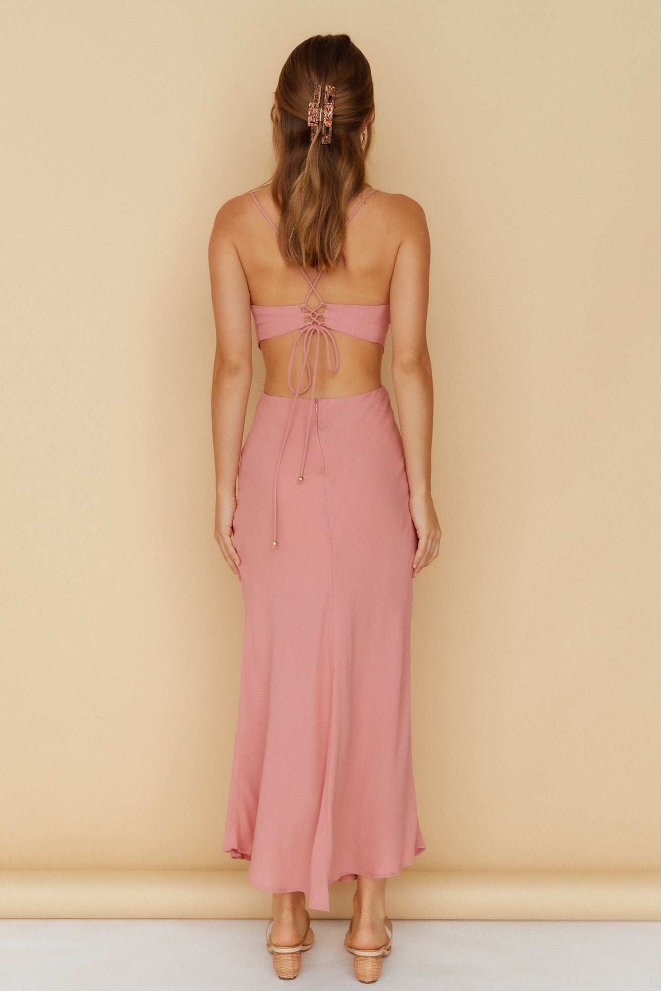 Running To You Maxi Dress Blush-Seaa Fashion
