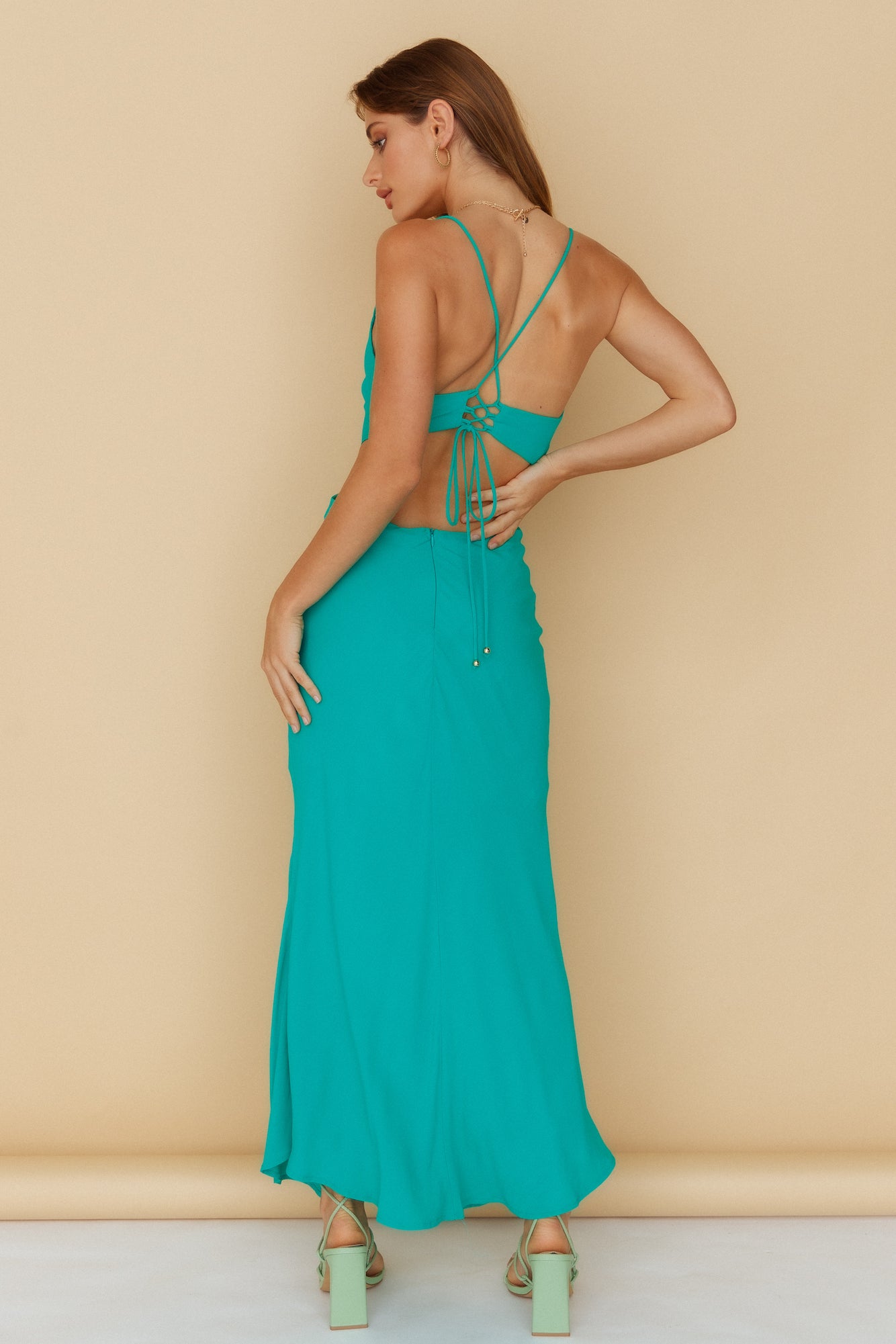 Running To You Maxi Dress Green-Seaa Fashion