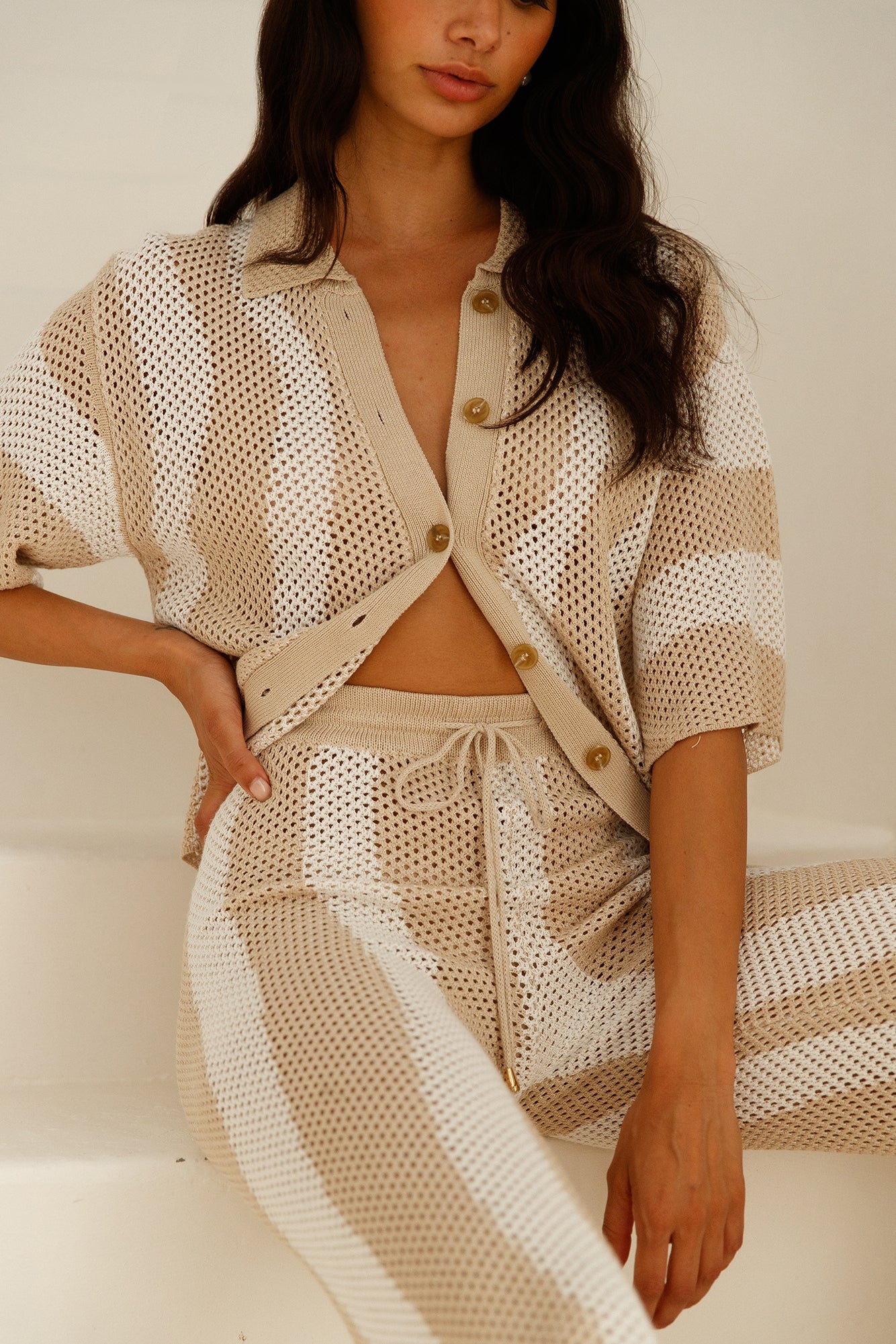 SEVEN WONDERS Zanzibar Top Sand-Seaa Fashion