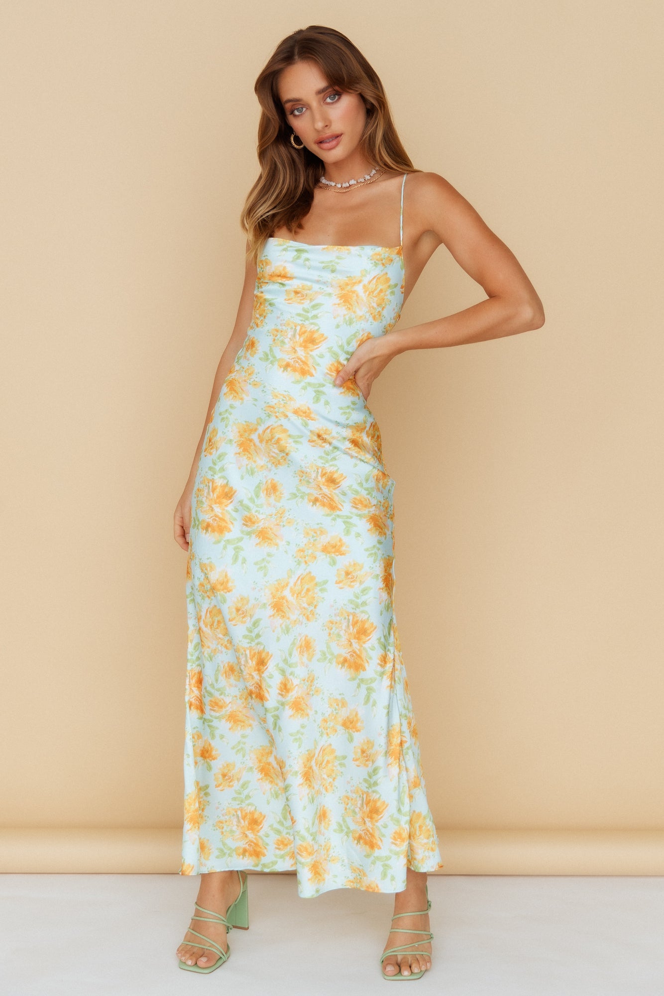 Warm Smiles Maxi Dress Green-Seaa Fashion