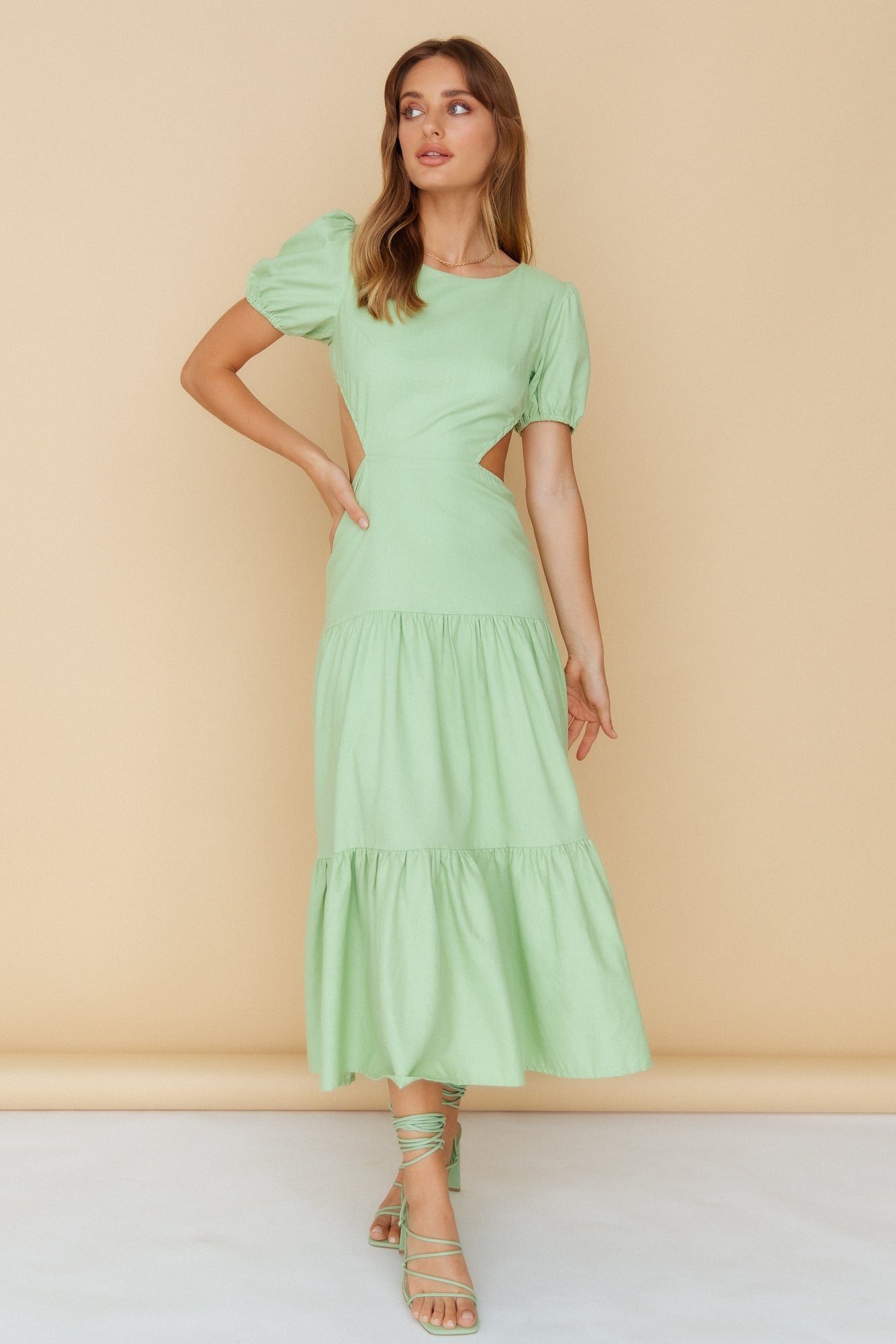 See You Again Maxi Dress Green-Seaa Fashion
