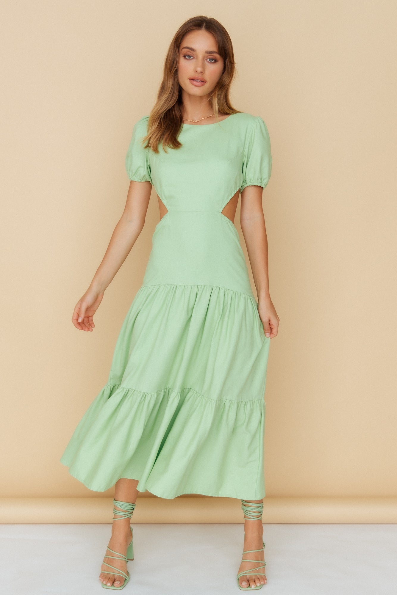 See You Again Maxi Dress Green-Seaa Fashion