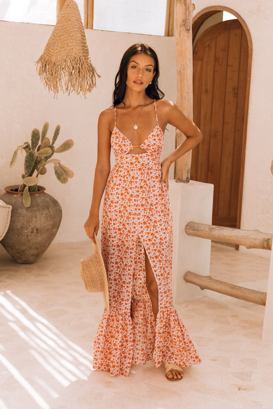 HELLO MOLLY Walk At Dawn Maxi Dress-Seaa Fashion
