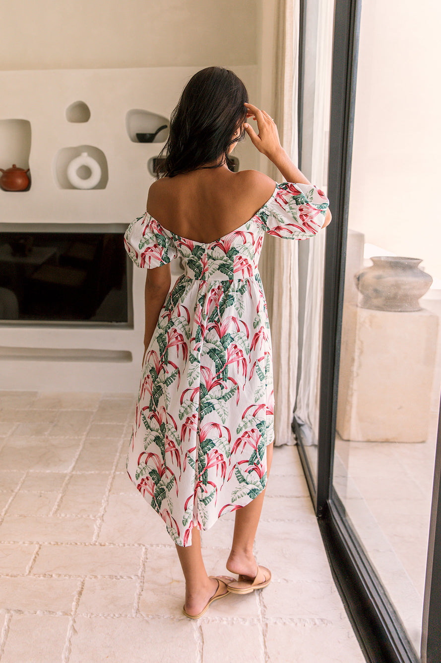 HELLO MOLLY Sweet As Sugar Midi Dress-Seaa Fashion