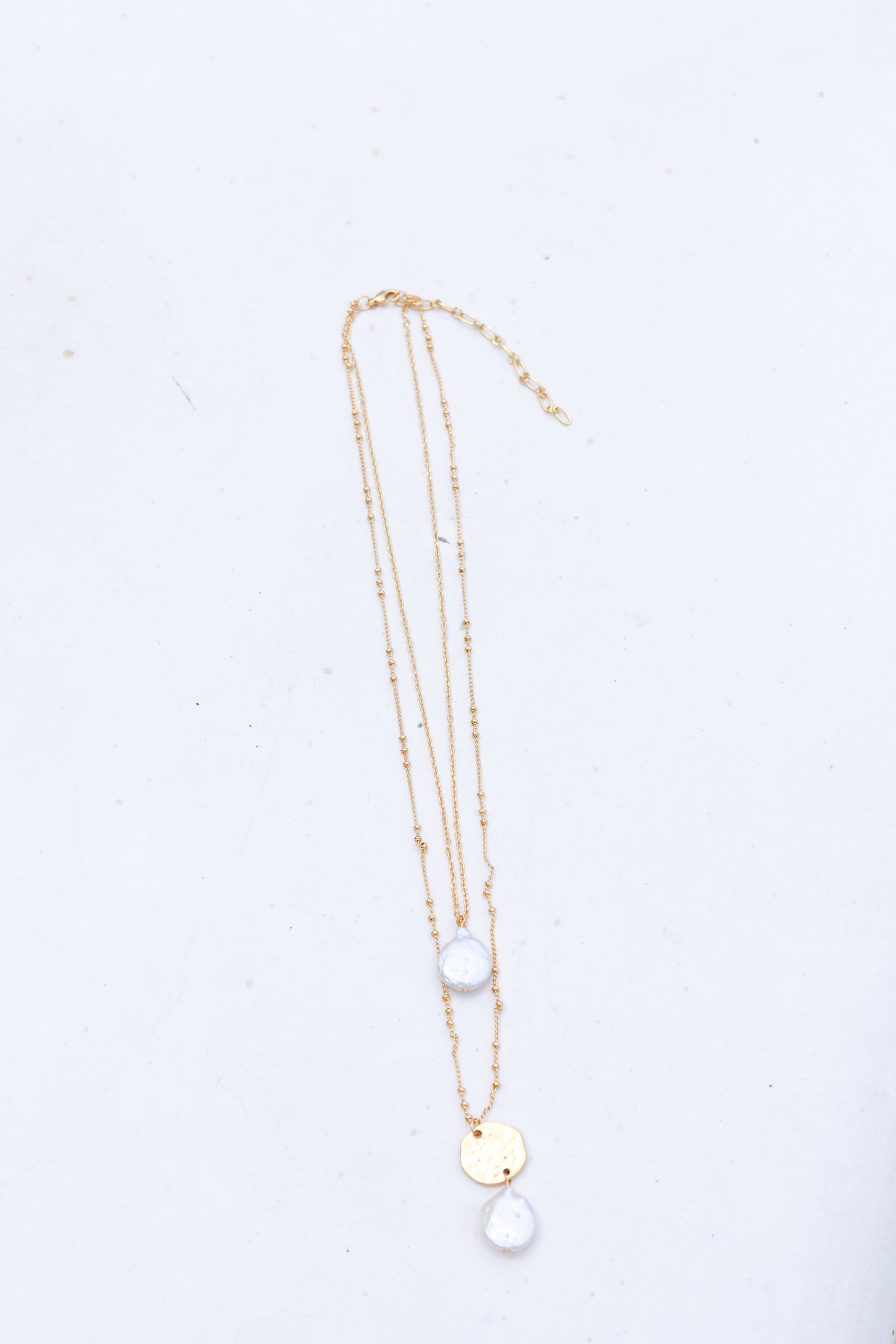 18K Gold plated Shores And Necklace Gold-Seaa Fashion
