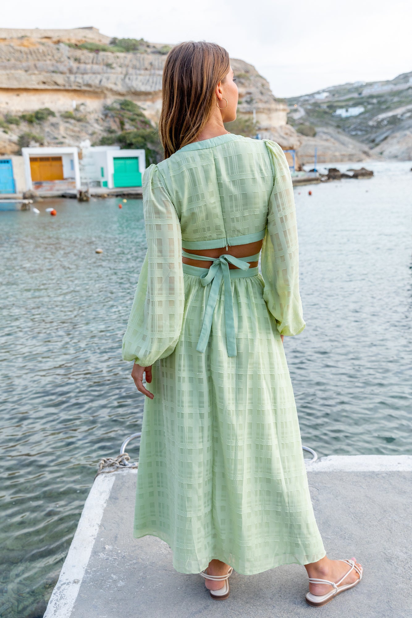 Neo Paradise Maxi Dress Green-Seaa Fashion