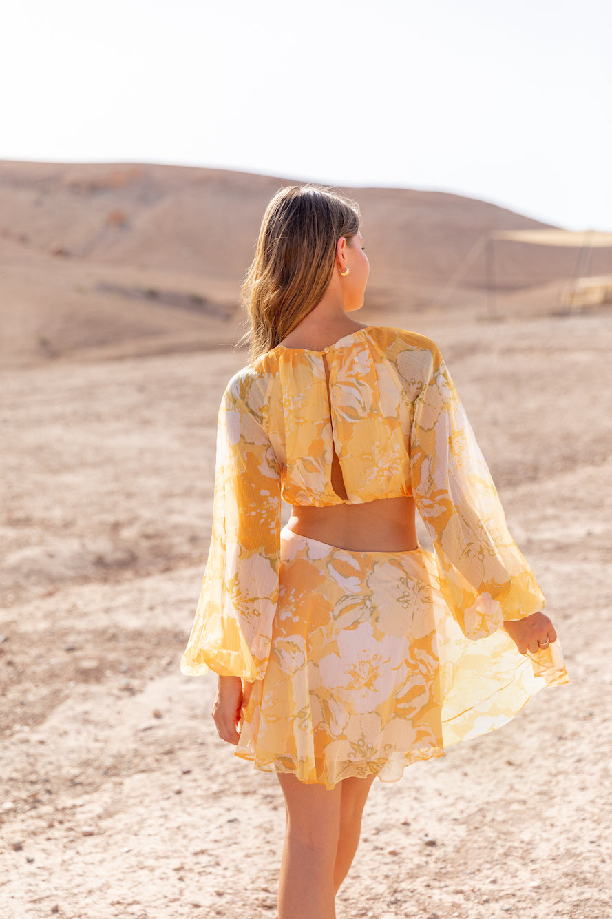 Fascinations Dress Yellow-Seaa Fashion