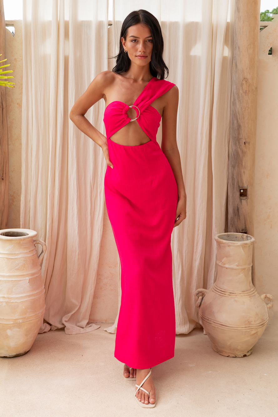 My Marigold Maxi Dress Pink-Seaa Fashion