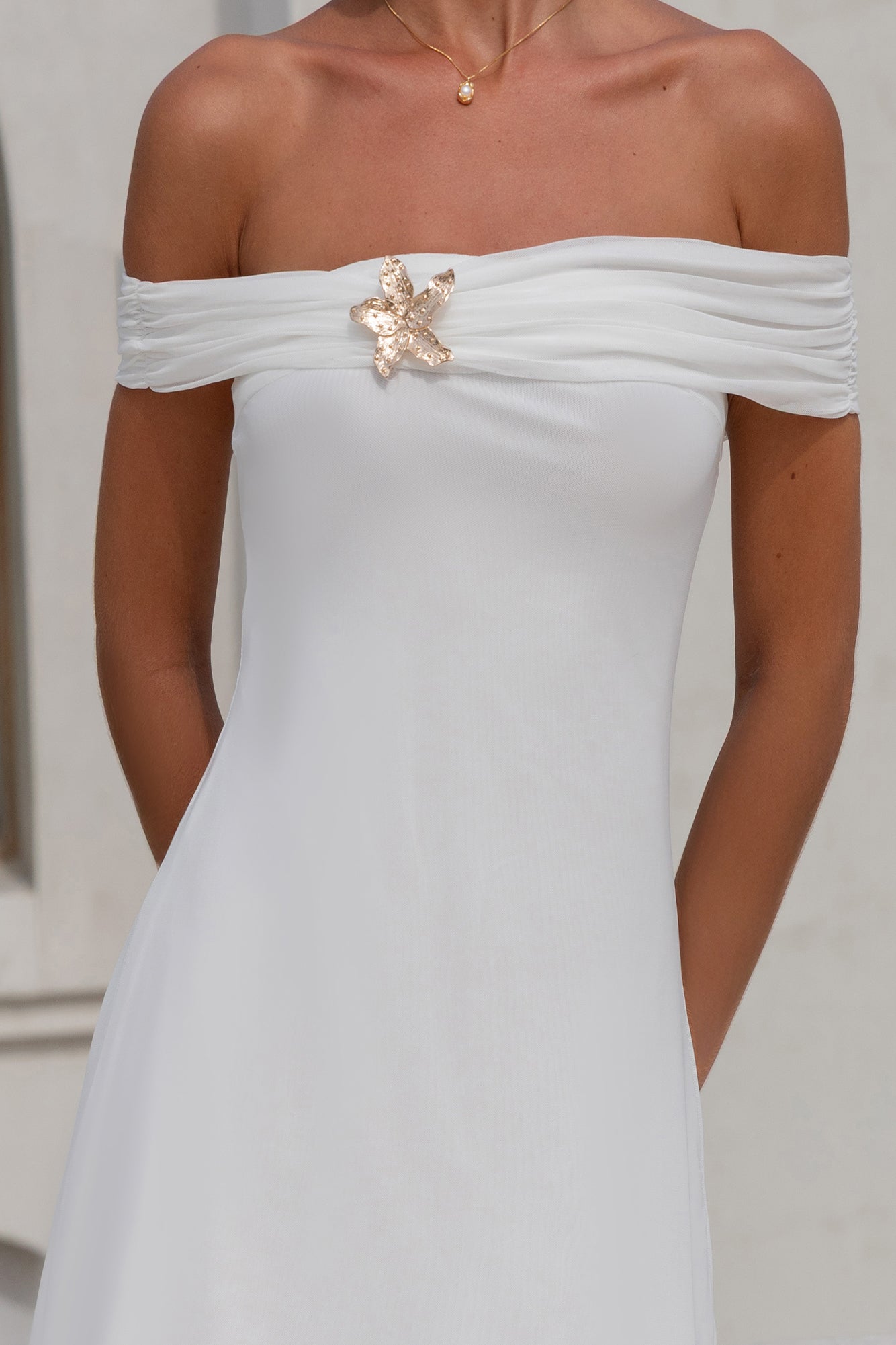 Adri Mini Dress White-Seaa Fashion