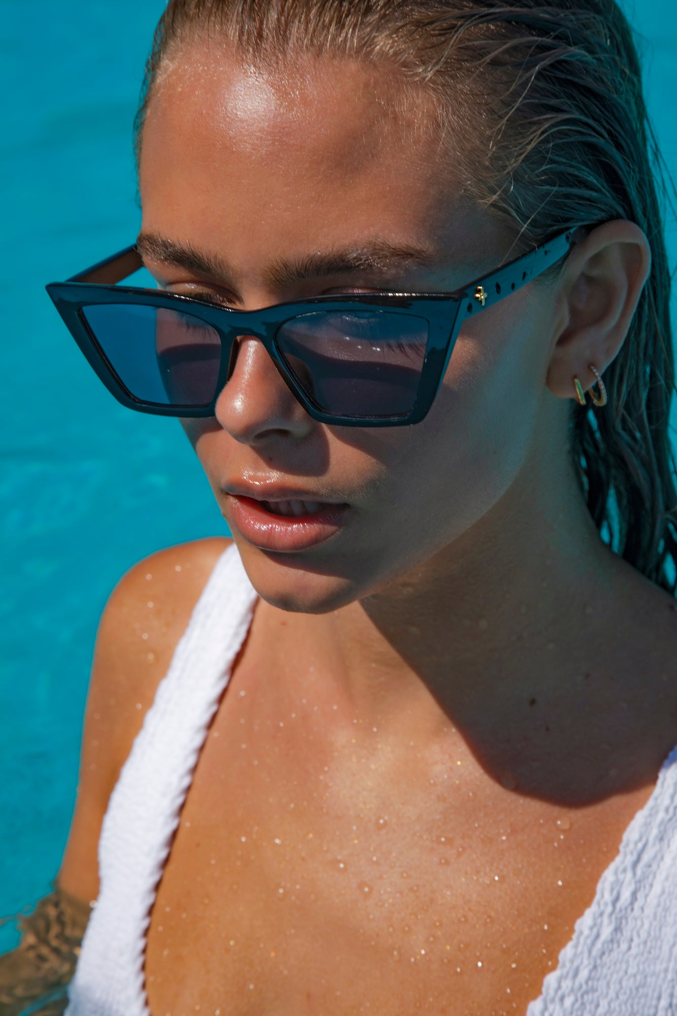 PETA + JAIN Bowie Sunglasses Black-Seaa Fashion