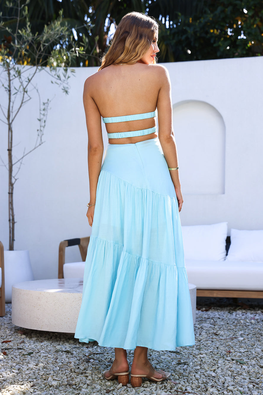 Calm and Collected Maxi Dress Blue-Seaa Fashion