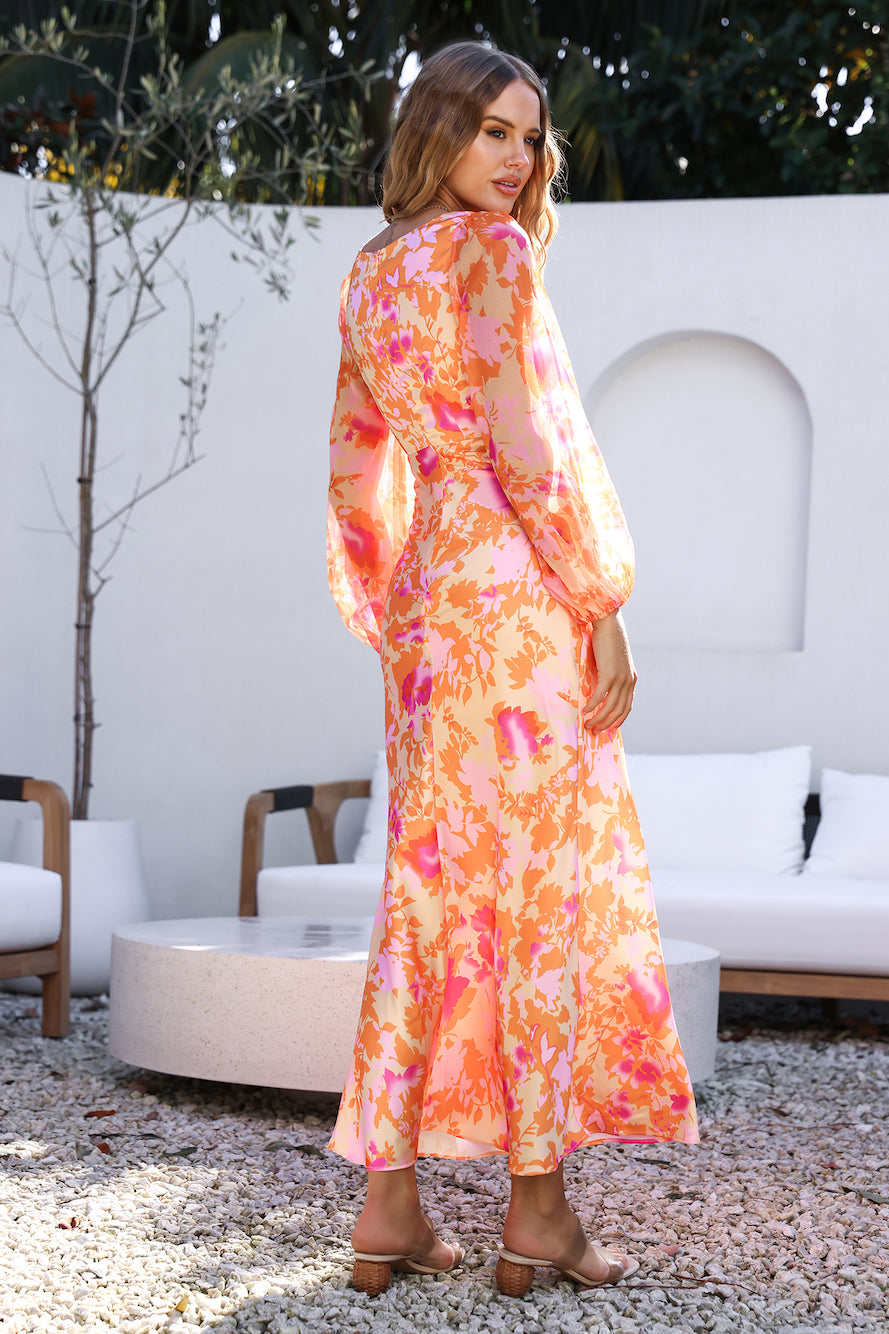 Last Request Maxi Dress Orange-Seaa Fashion