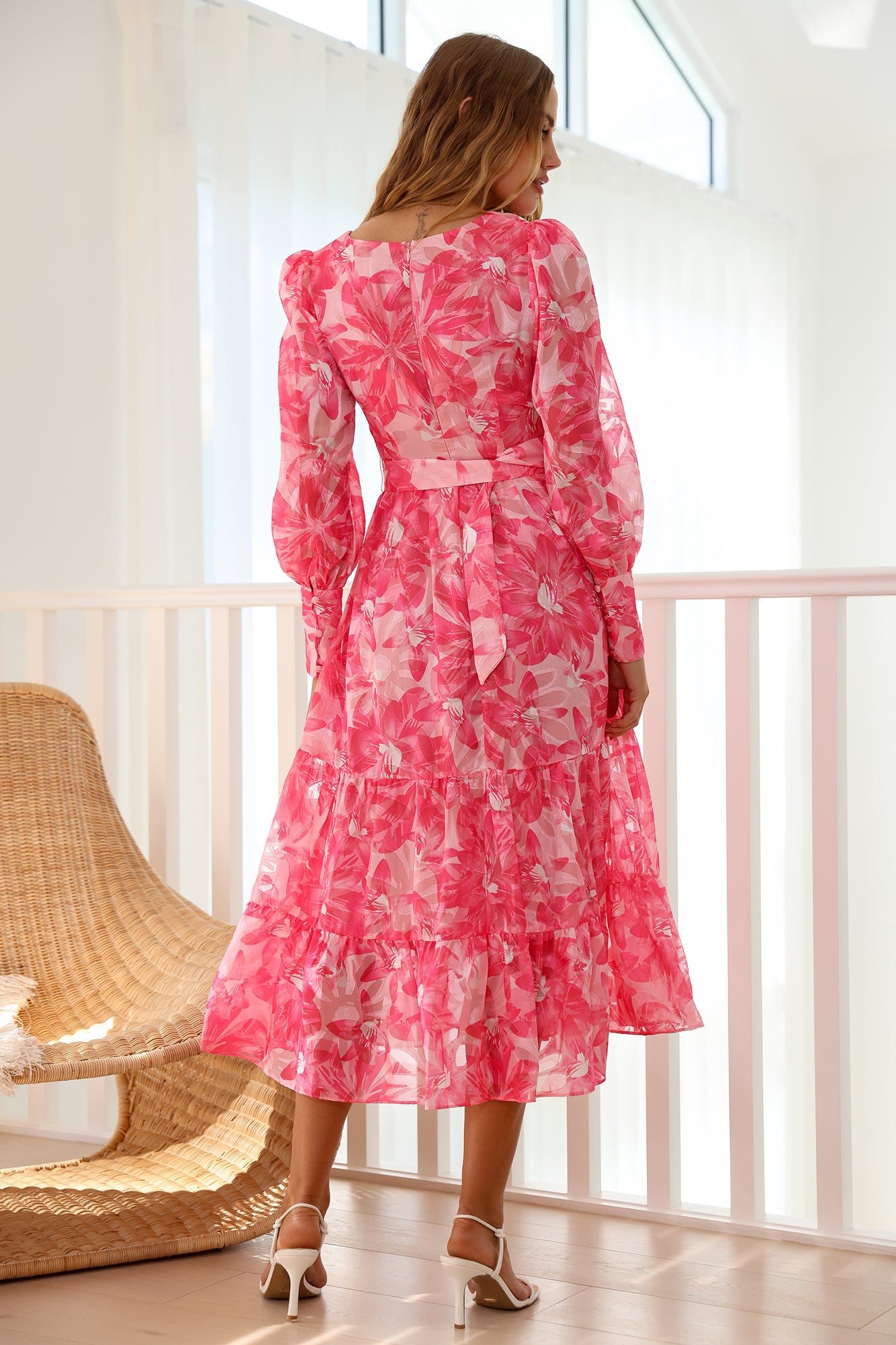 Into Heaven Maxi Dress Pink-Seaa Fashion