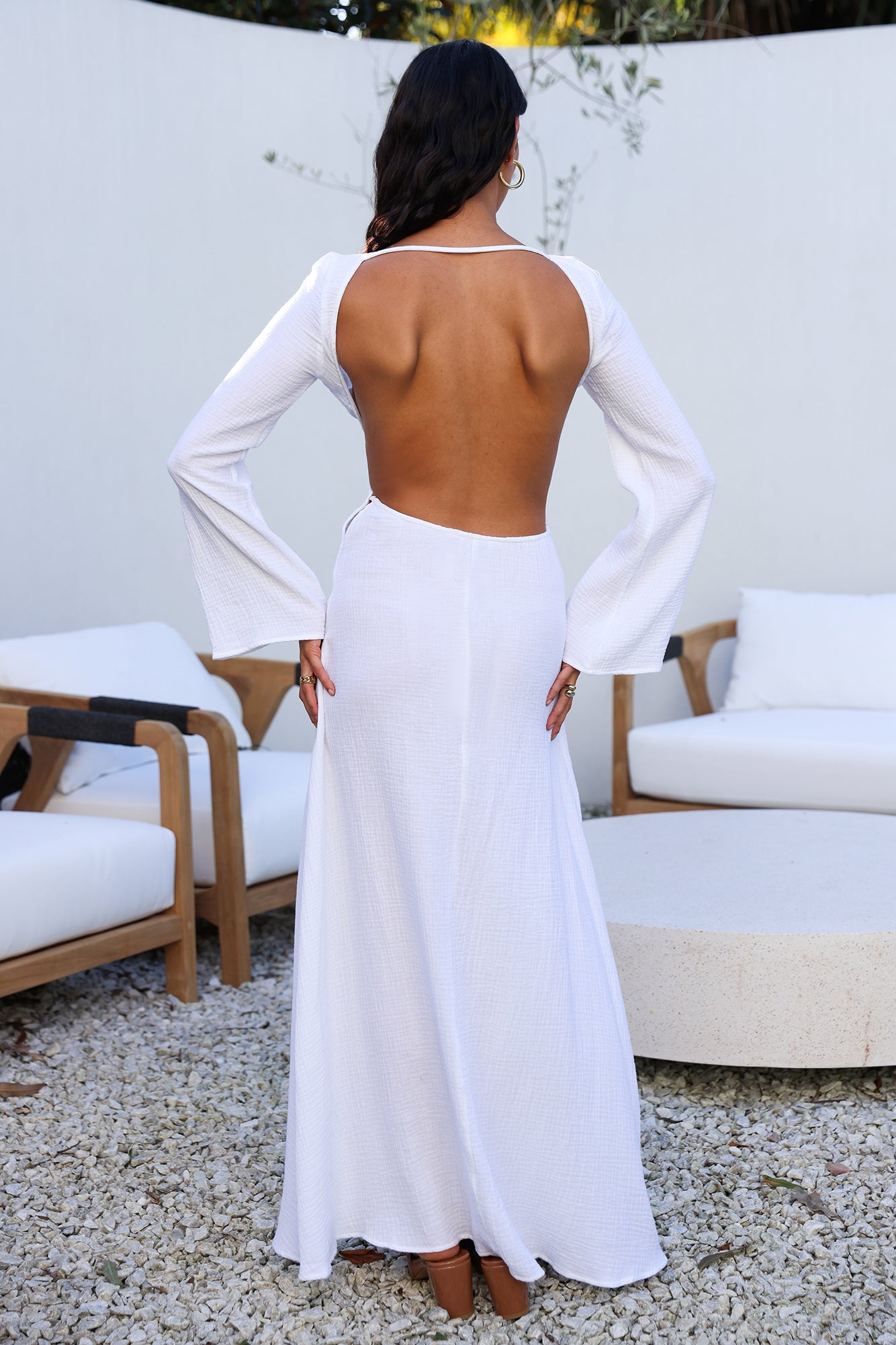 SNDYS Dahlia Maxi Dress White-Seaa Fashion