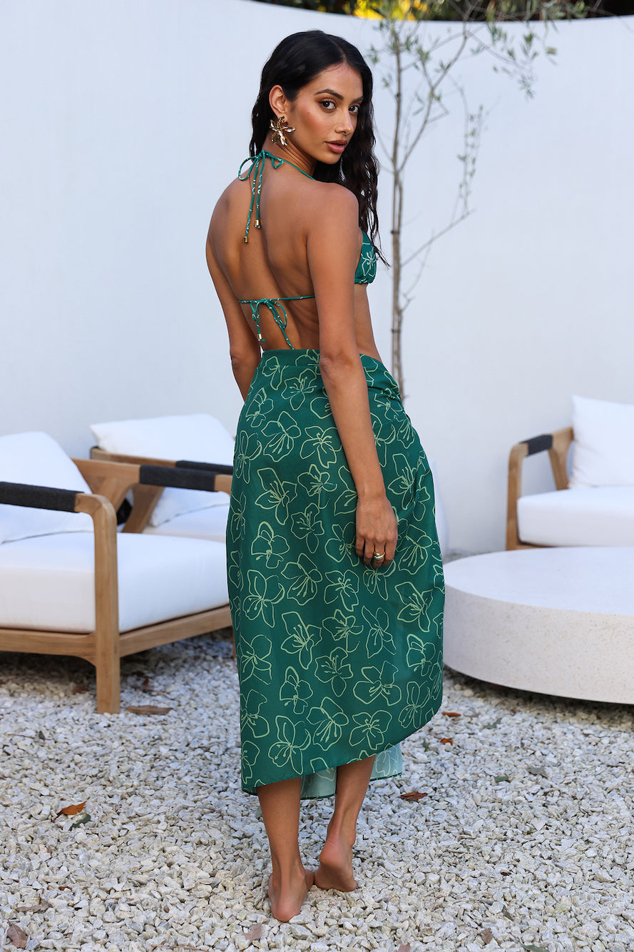 CHARLIE HOLIDAY Seafarer Sarong Relaxed Floral-Seaa Fashion