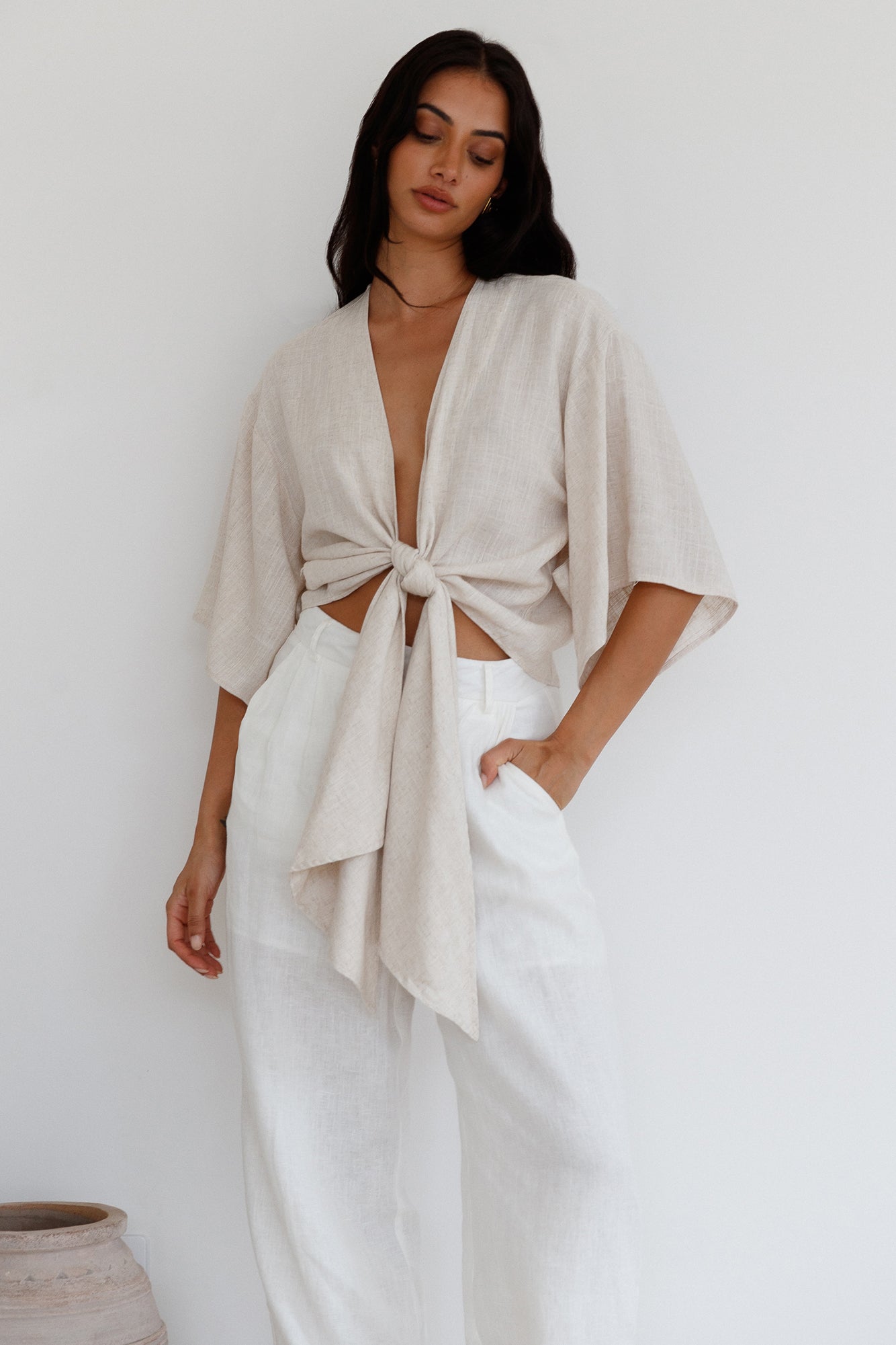 From Your Core Top Beige-Seaa Fashion