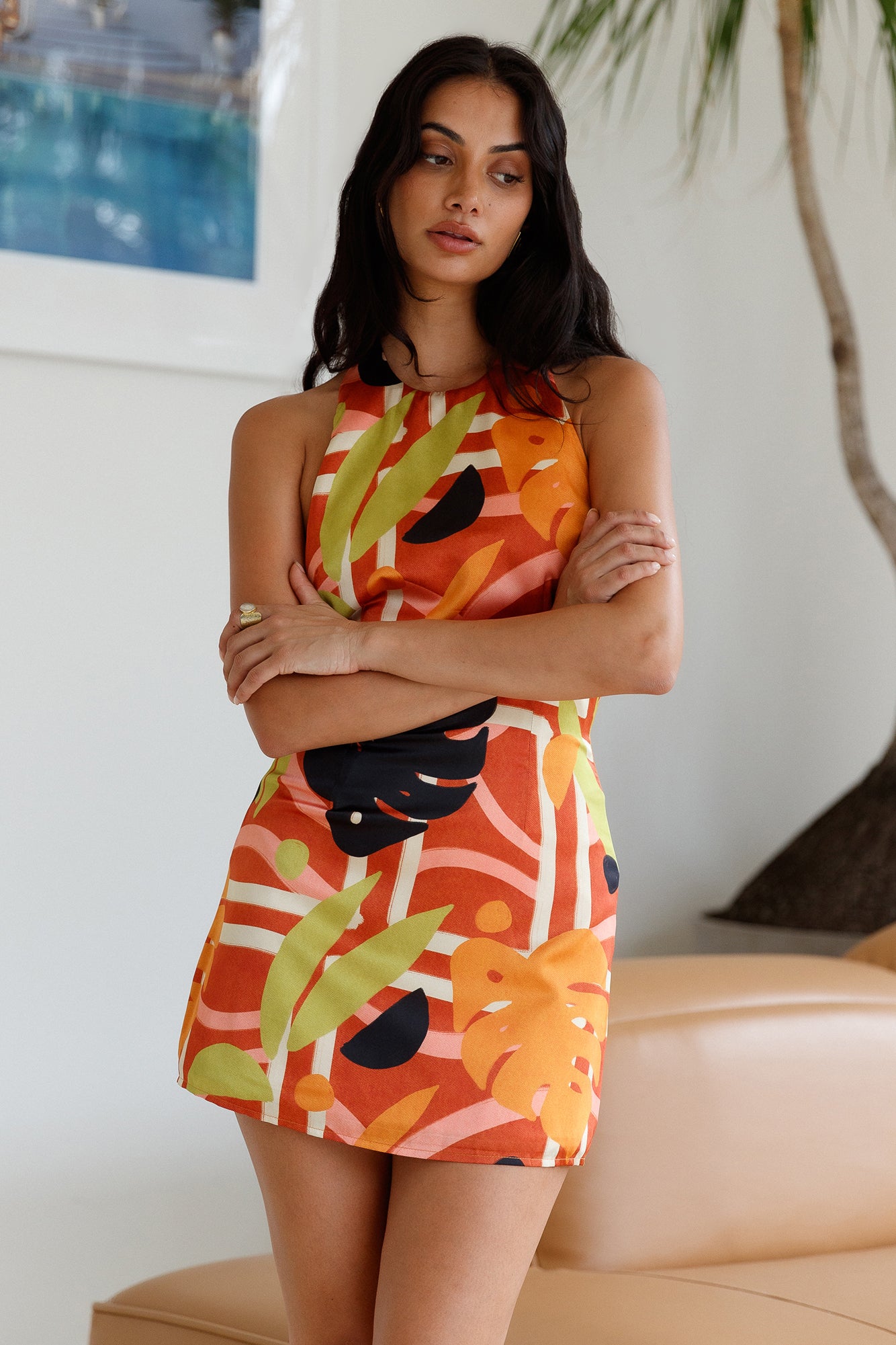 Sachi Mini Dress Sachi Print-Seaa Fashion