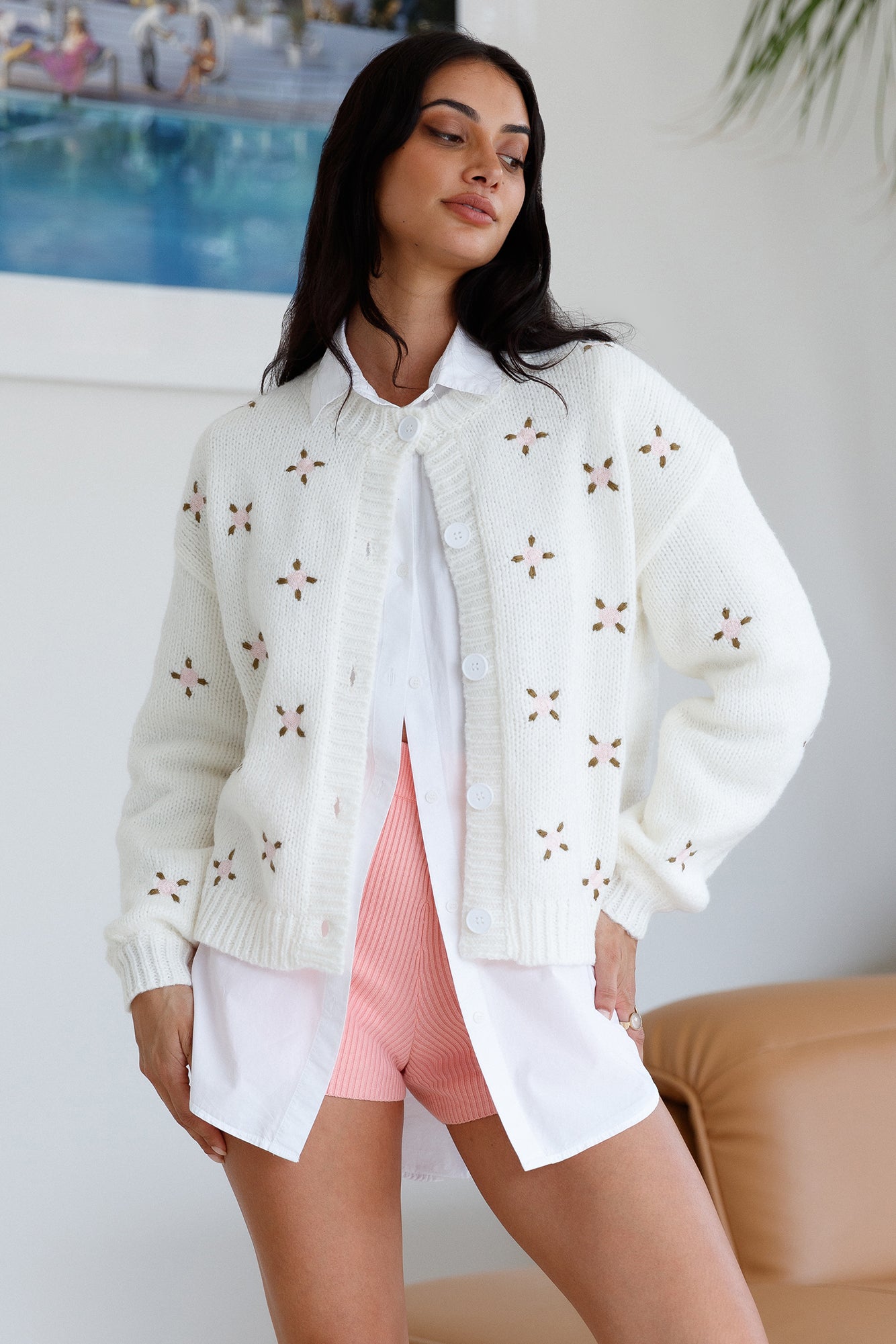 Cove Morning Knit Cardigan White-Seaa Fashion