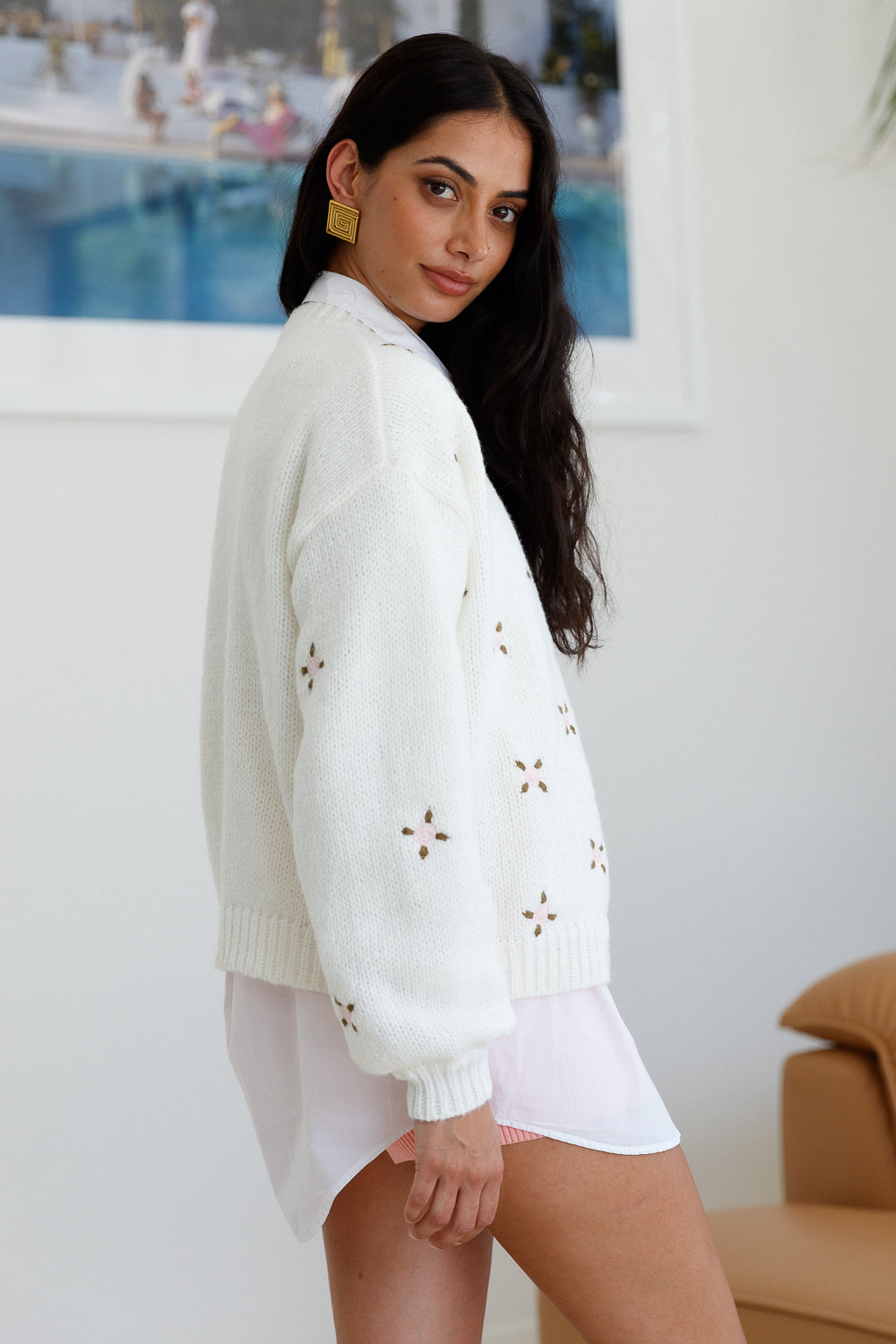 Cove Morning Knit Cardigan White-Seaa Fashion