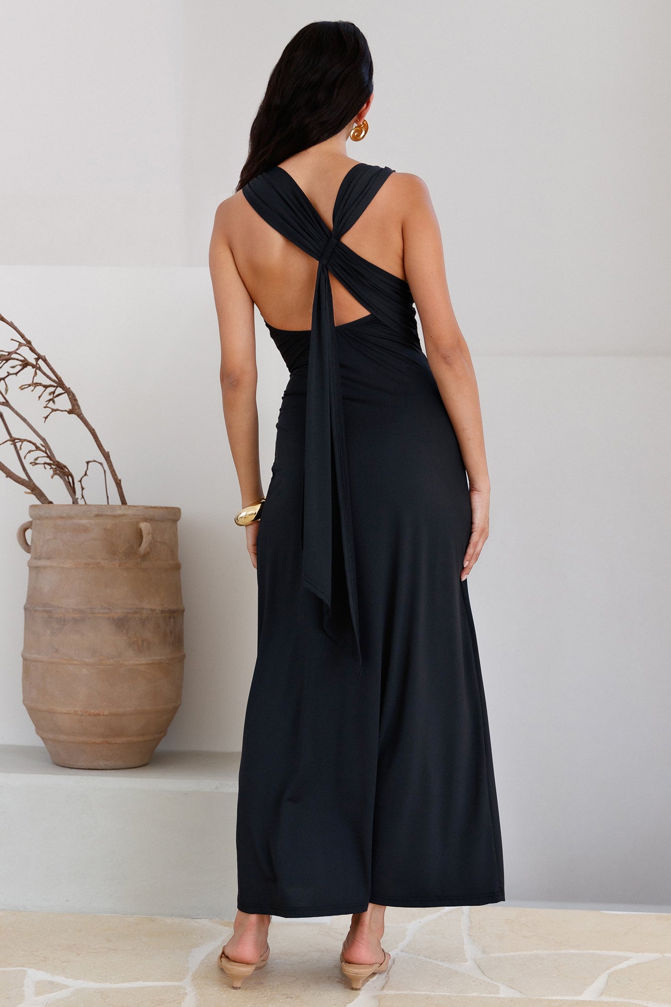 Alanna Maxi Dress Black-Seaa Fashion