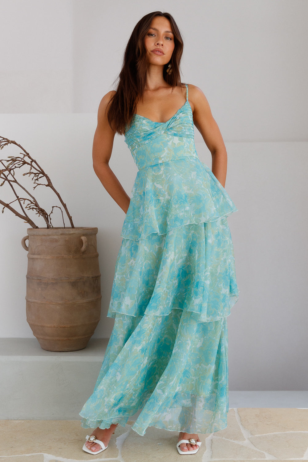 Cascata Maxi Dress Mint-Seaa Fashion