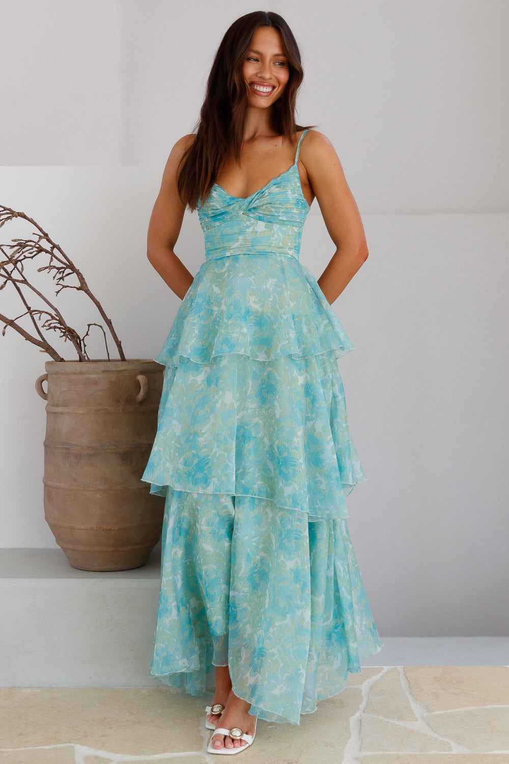 Cascata Maxi Dress Mint-Seaa Fashion