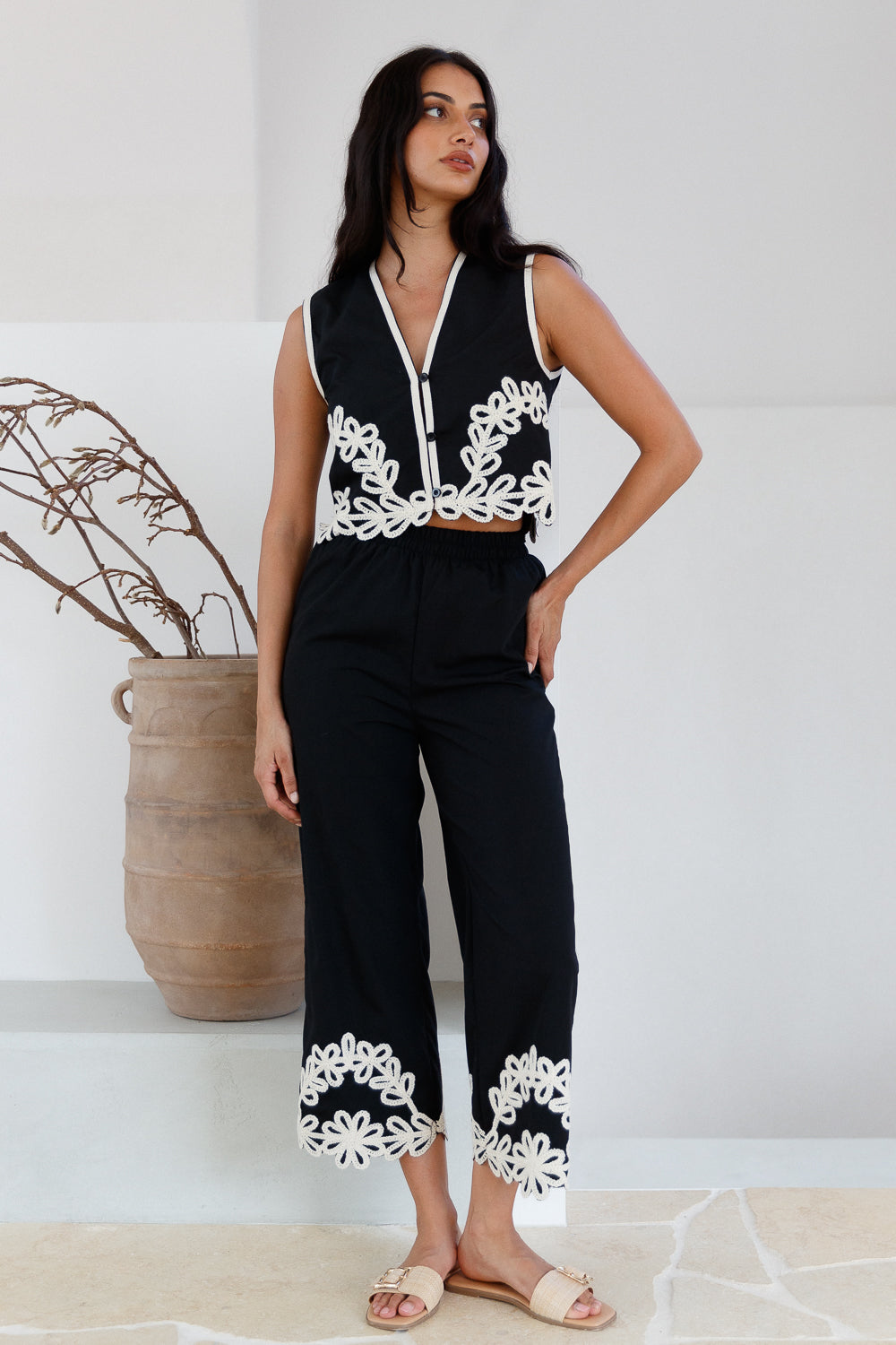 Dreaming Softly Pants Black-Seaa Fashion