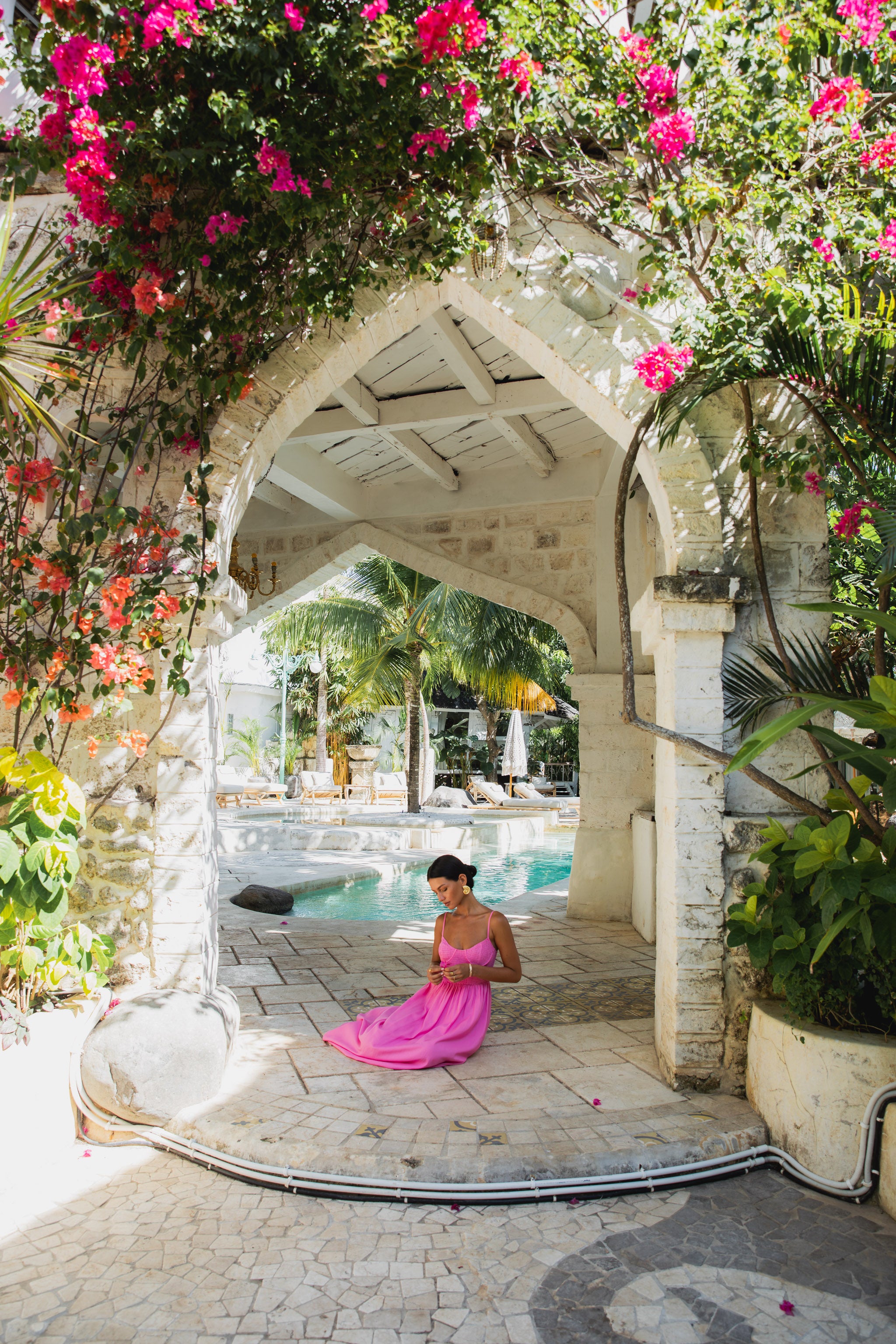 Seaa Fashion Blushing Lovers Maxi Dress Pink-Seaa Fashion