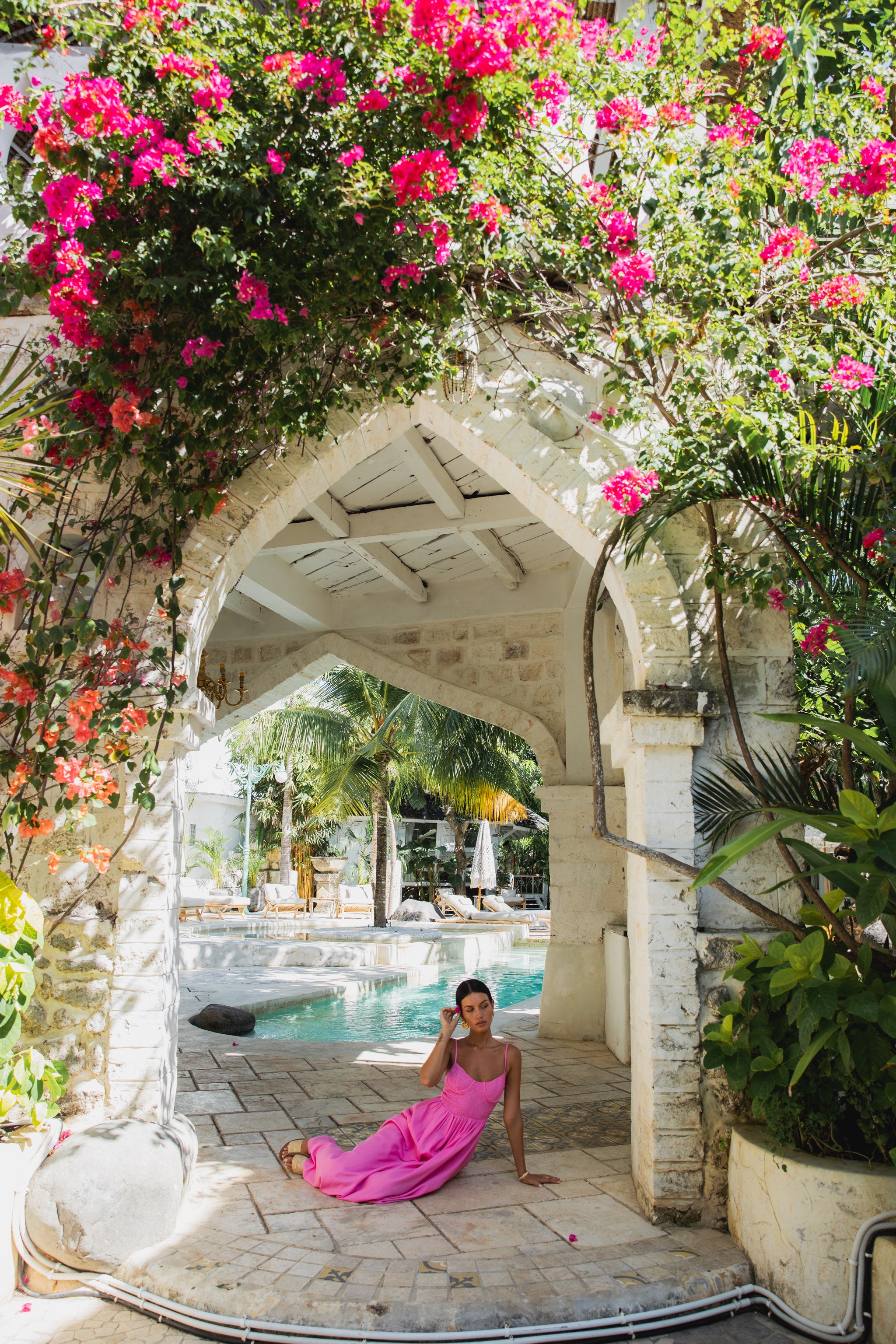 Seaa Fashion Blushing Lovers Maxi Dress Pink-Seaa Fashion