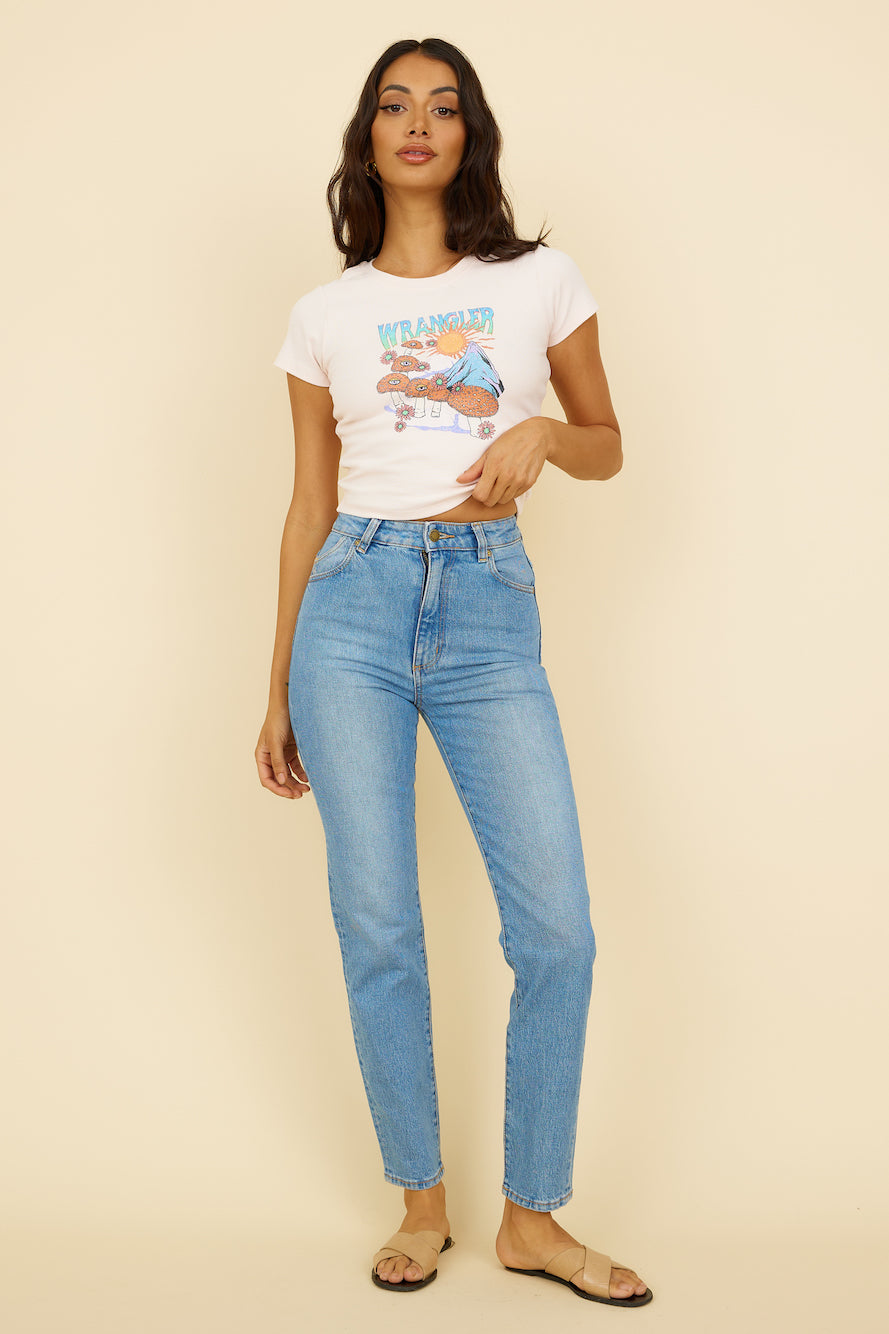 ROLLA'S Dusters High Rise Slim Jean Cyprus-Seaa Fashion