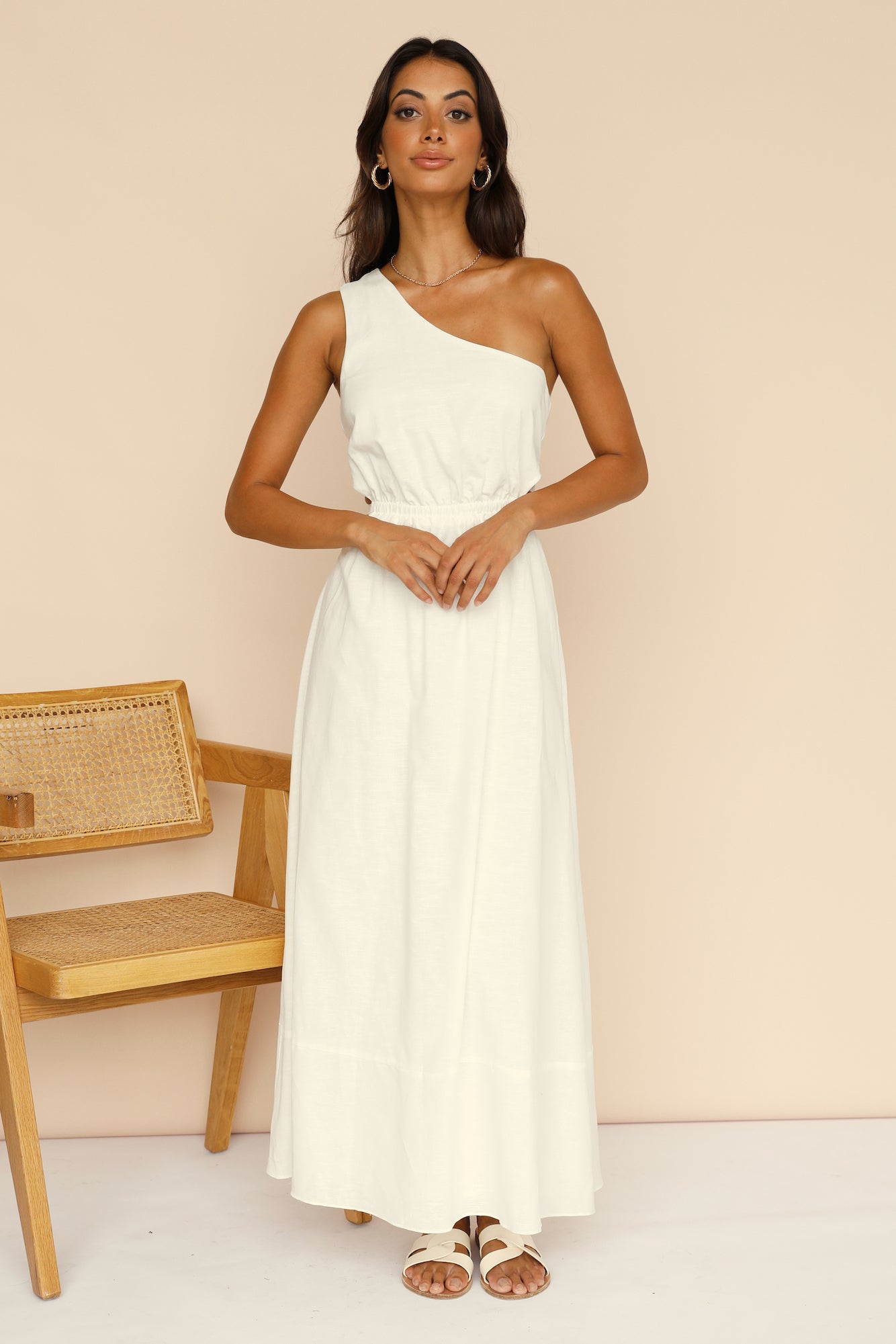 Found The Way Maxi Dress White-Seaa Fashion