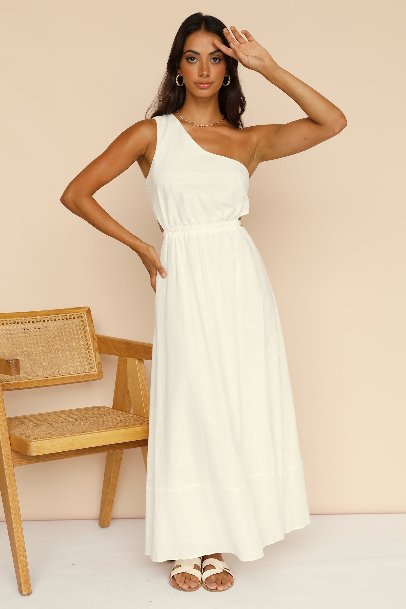 Found The Way Maxi Dress White-Seaa Fashion