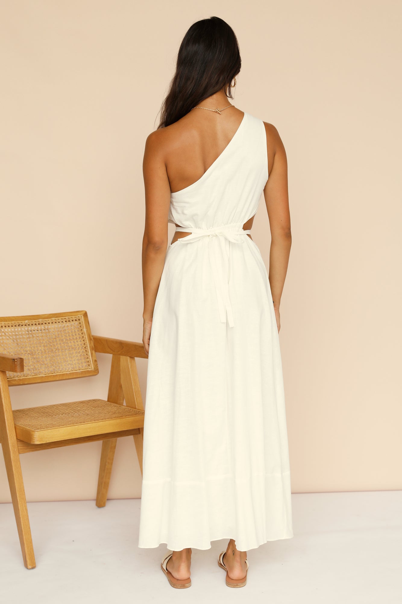 Found The Way Maxi Dress White-Seaa Fashion