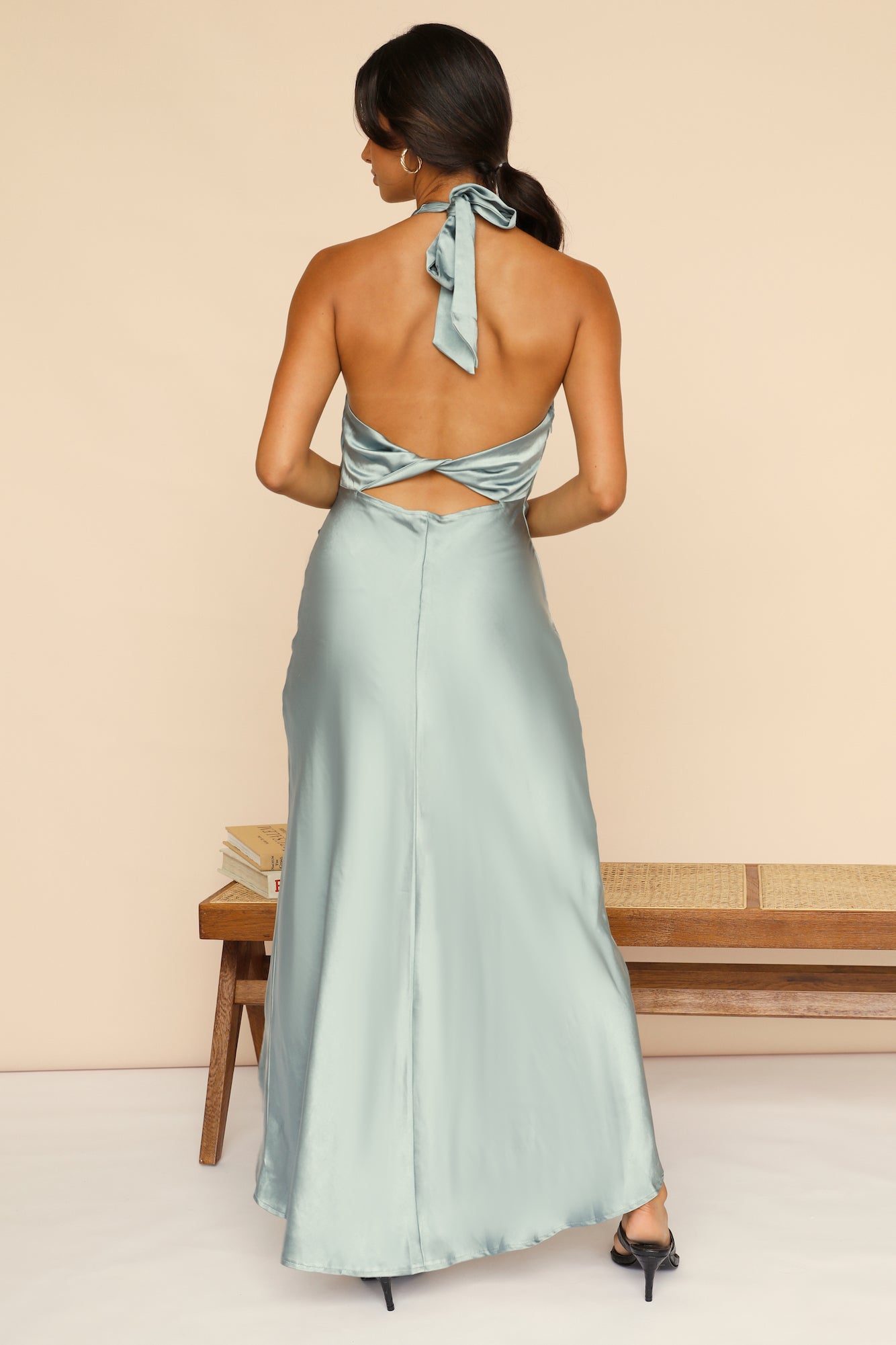 Under The Night Maxi Dress Sage-Seaa Fashion