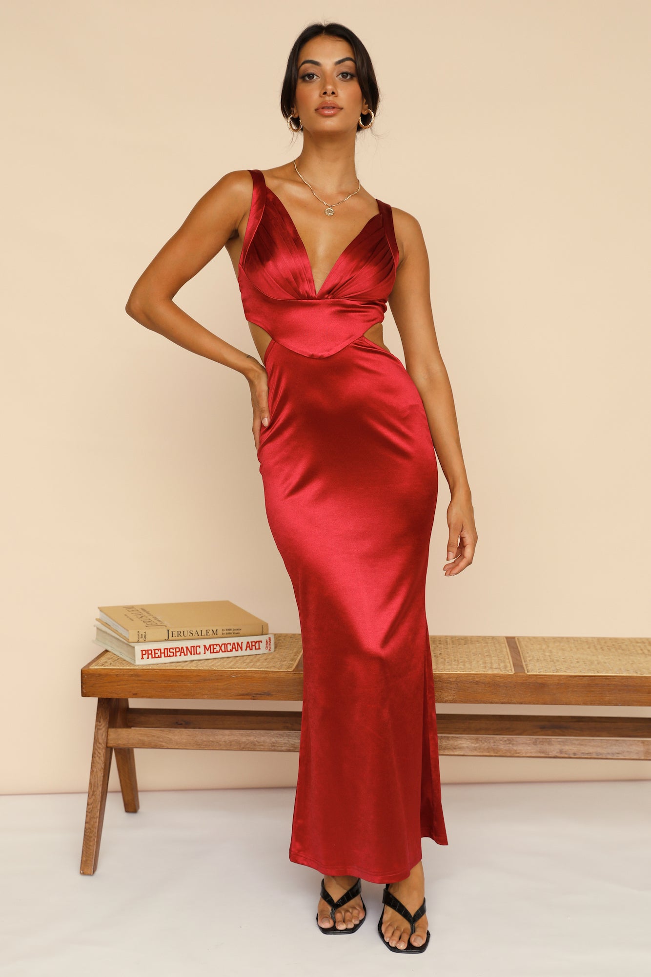 Between Us Maxi Dress Wine-Seaa Fashion