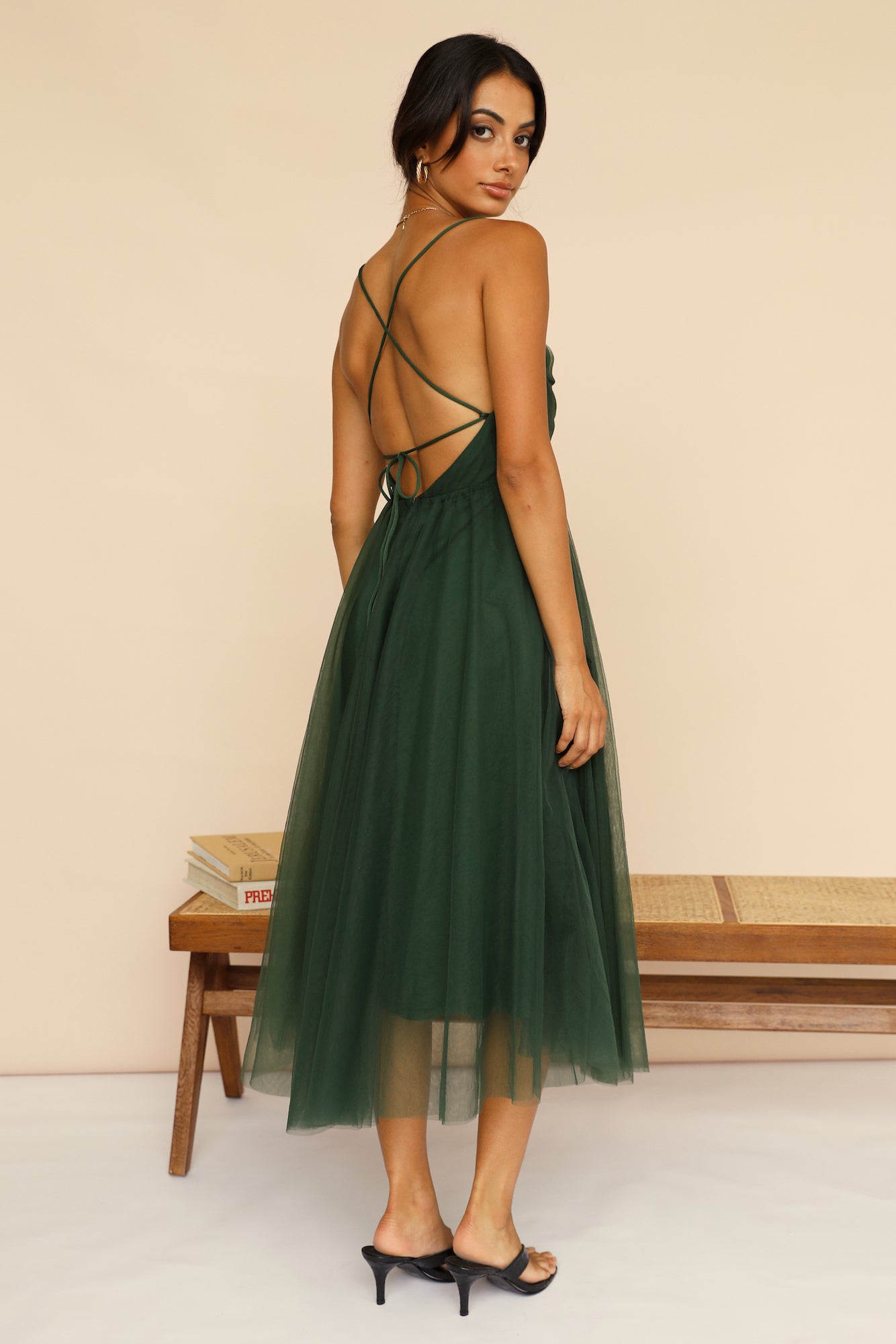 You Gotta Know Maxi Dress Forest Green-Seaa Fashion