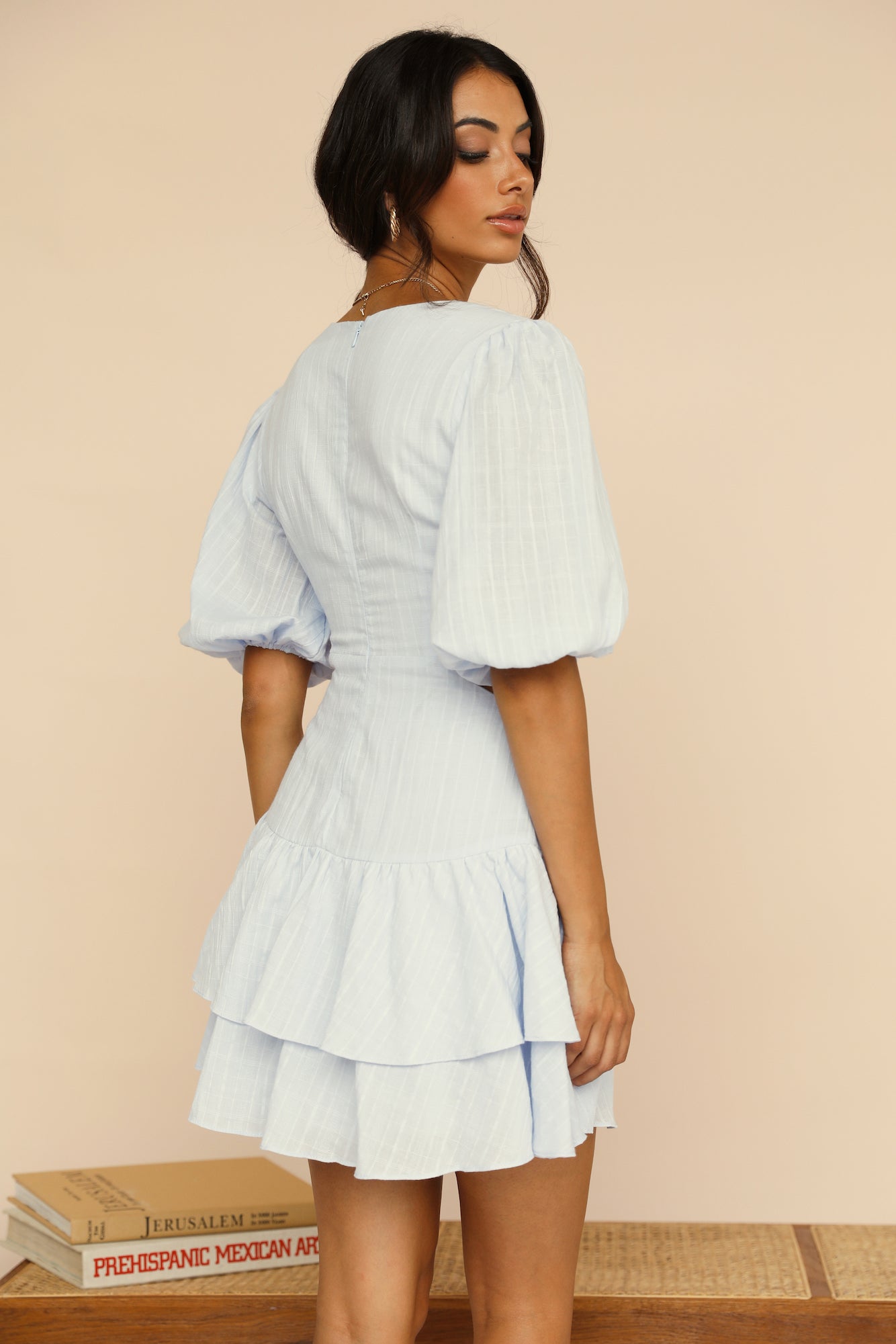 Vanilla Essence Dress Blue-Seaa Fashion