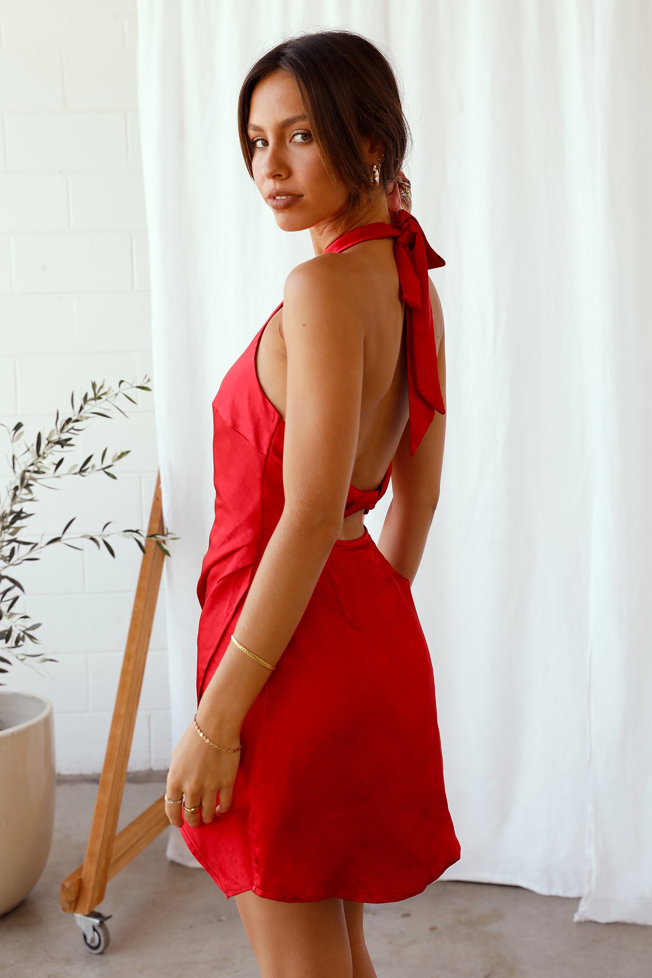 This Time Dress Red-Seaa Fashion