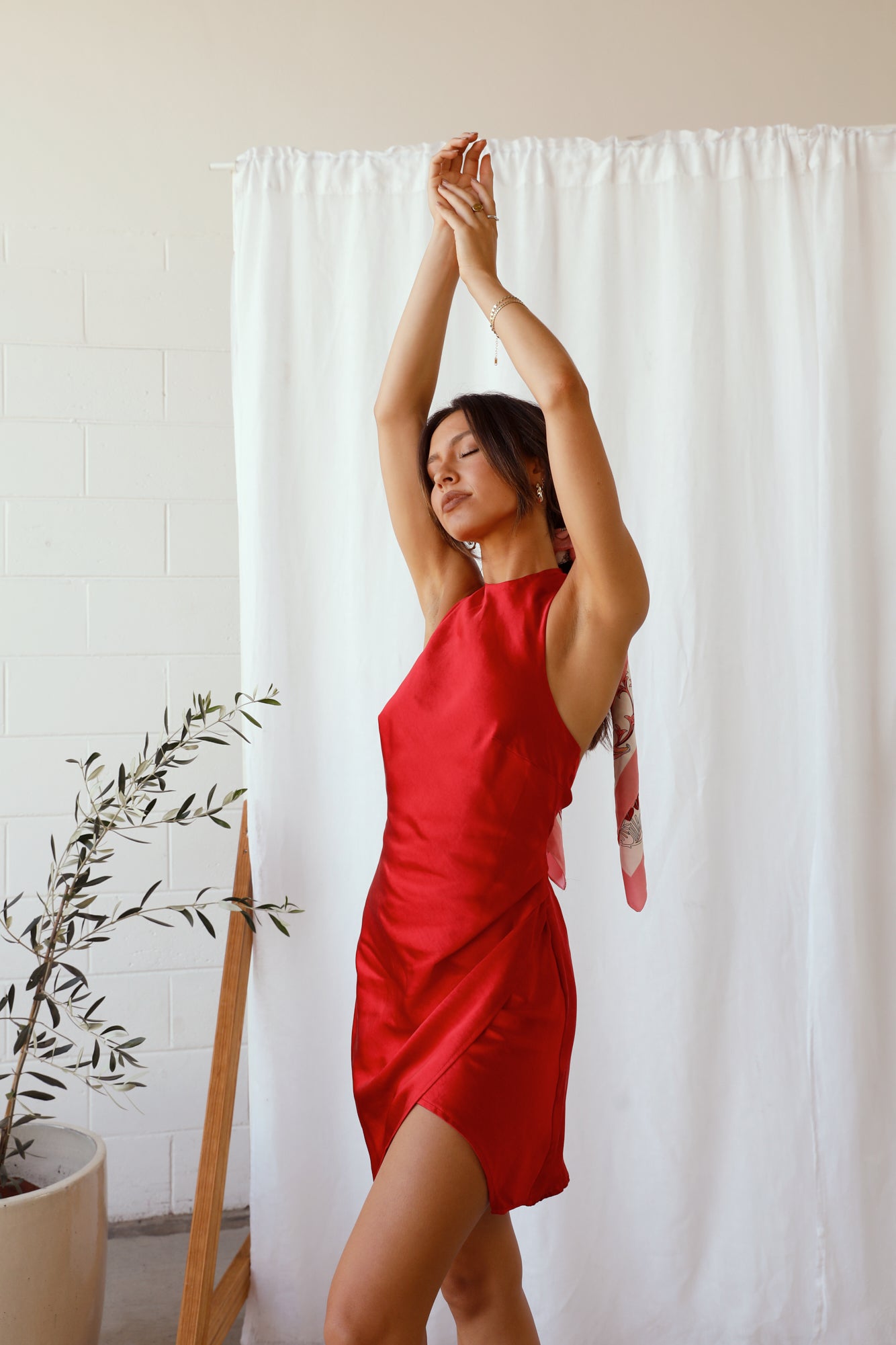 This Time Dress Red-Seaa Fashion