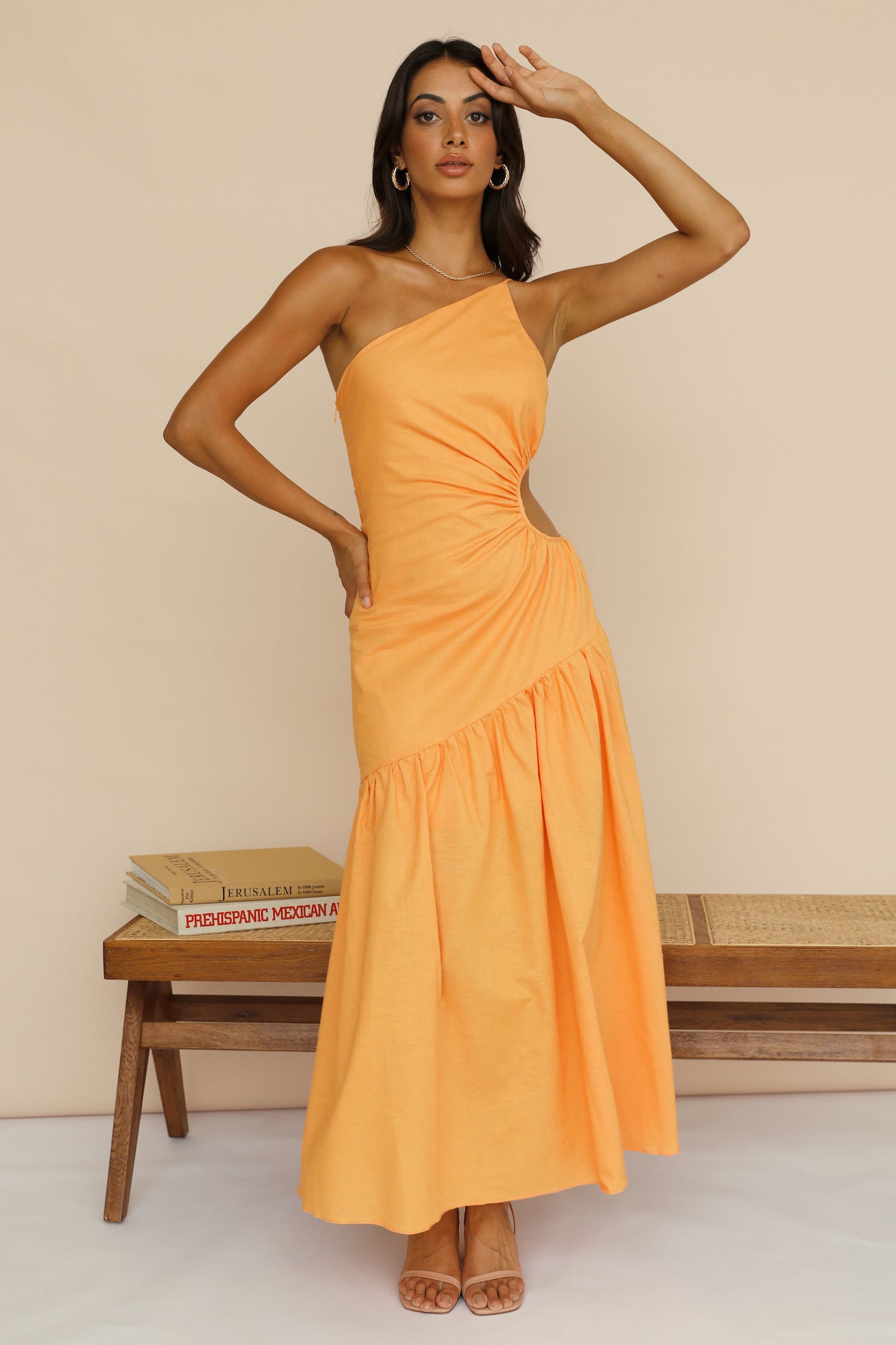 Love Another Day Maxi Dress Orange-Seaa Fashion