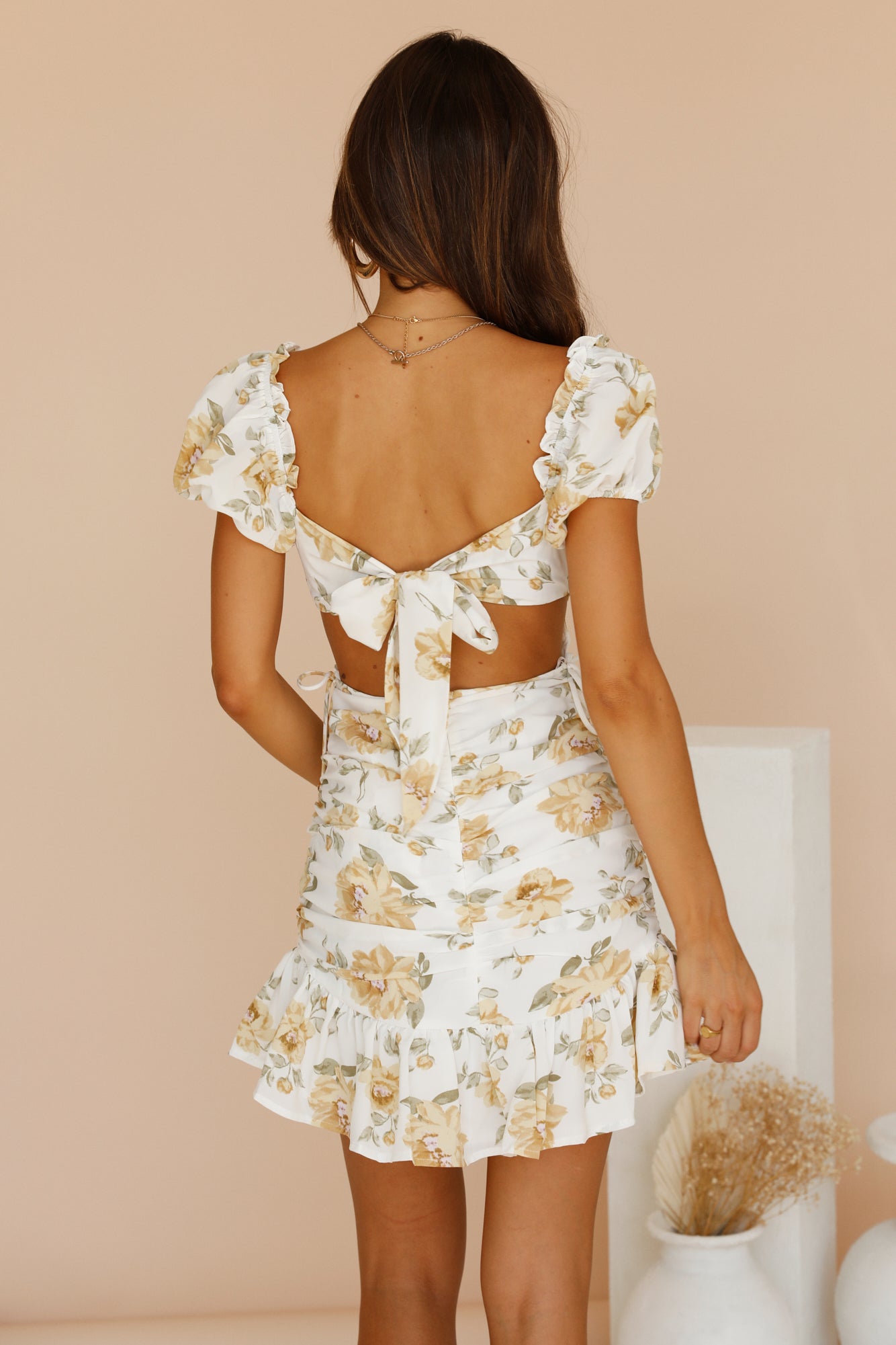 Sweeter Than Caramel Dress Yellow-Seaa Fashion