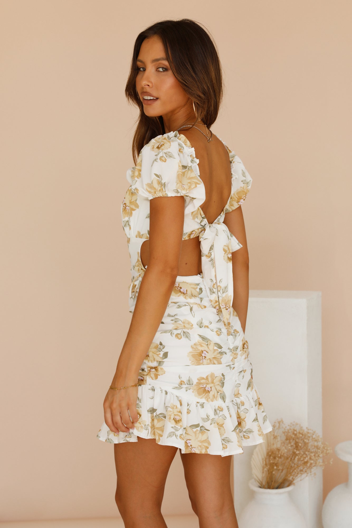 Sweeter Than Caramel Dress Yellow-Seaa Fashion