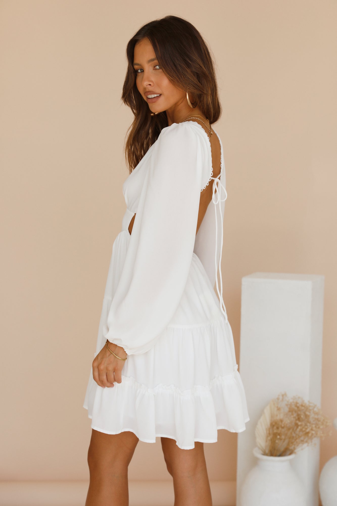 Sweet Relief Dress White-Seaa Fashion