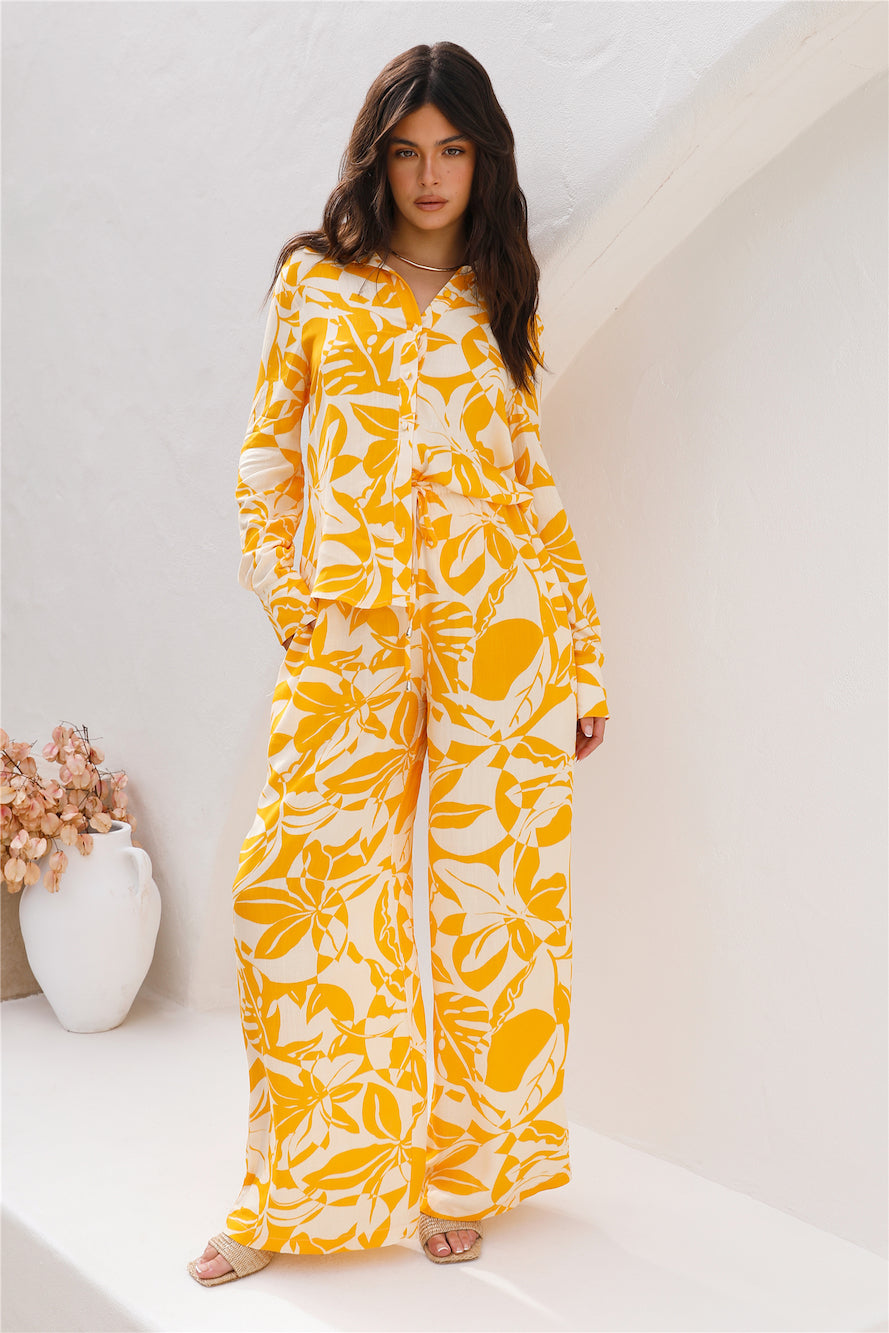Daisy Dreaming Top Yellow-Seaa Fashion