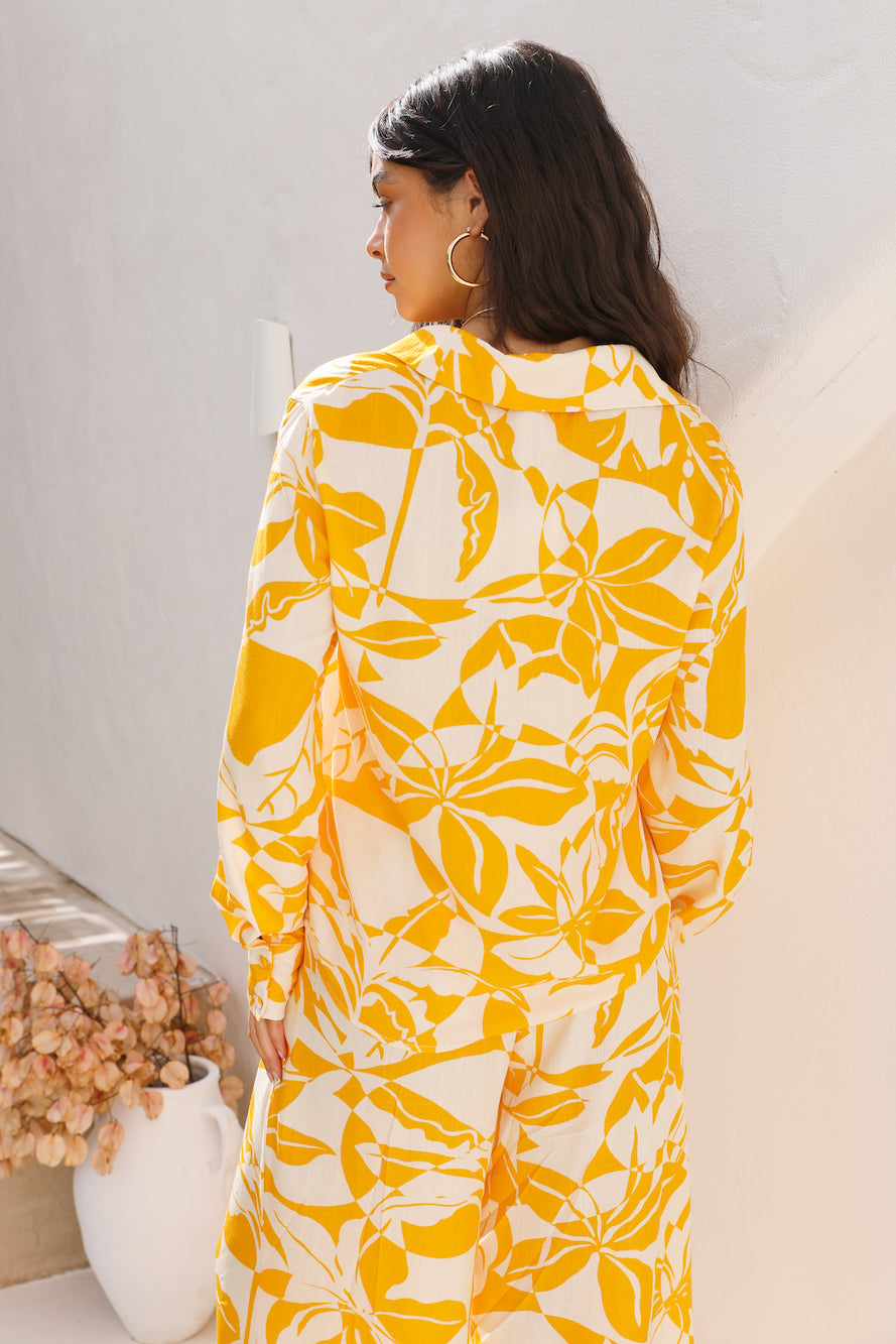 Daisy Dreaming Top Yellow-Seaa Fashion