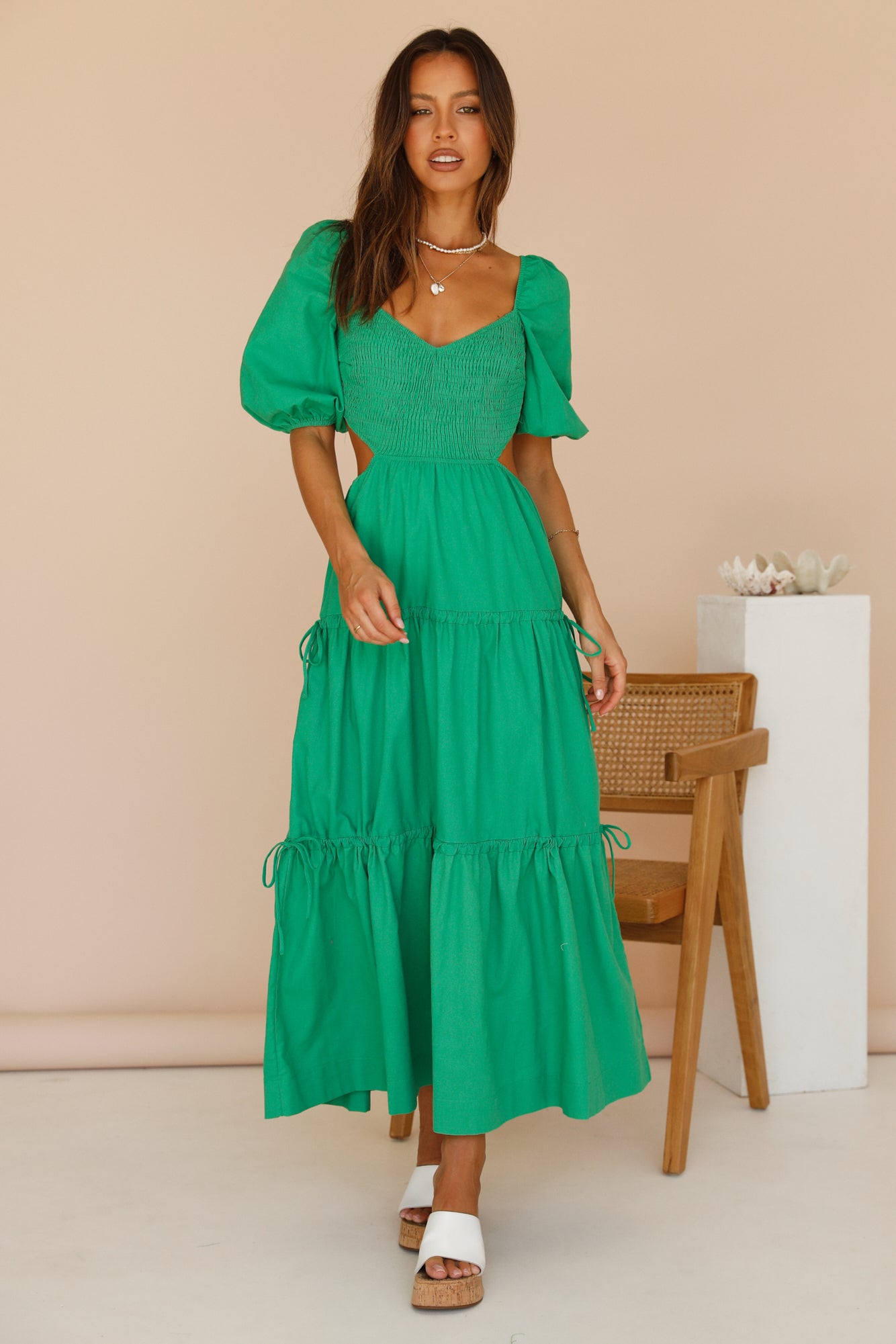 Next Level Maxi Dress Green-Seaa Fashion