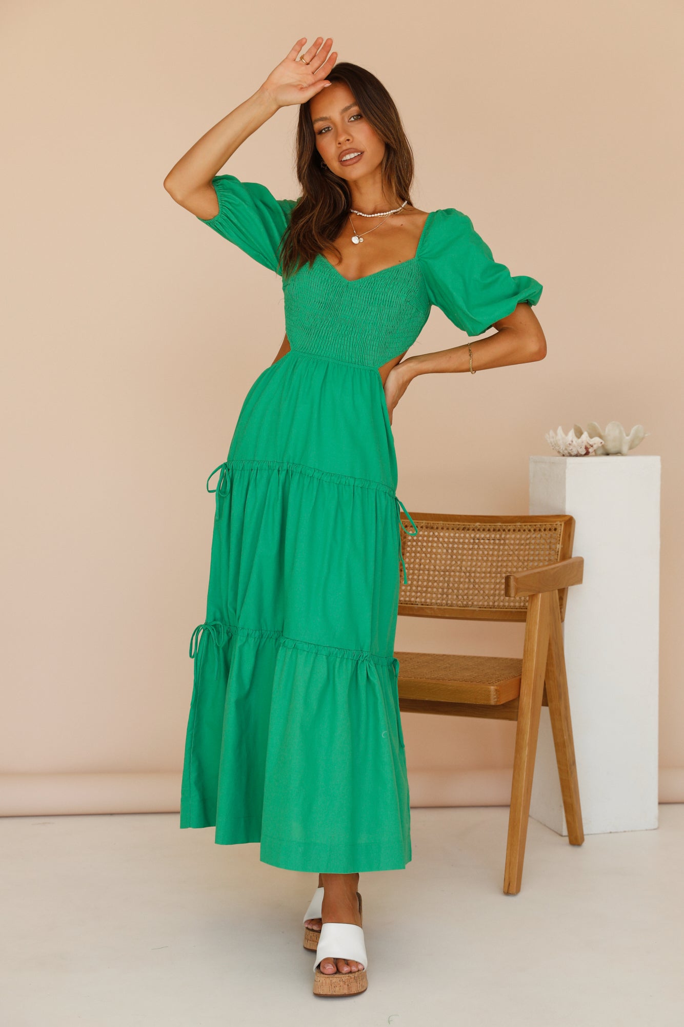 Next Level Maxi Dress Green-Seaa Fashion