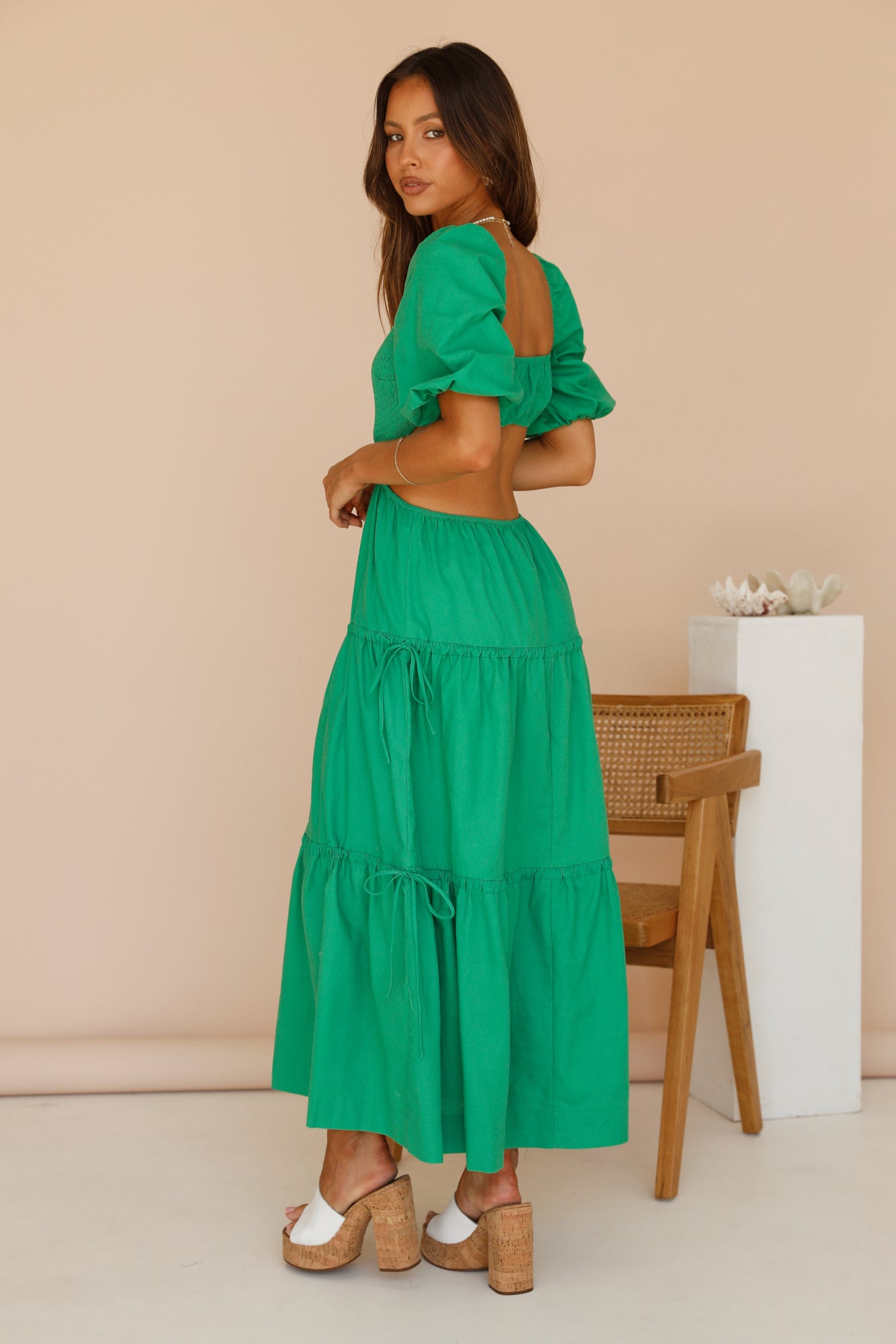 Next Level Maxi Dress Green-Seaa Fashion